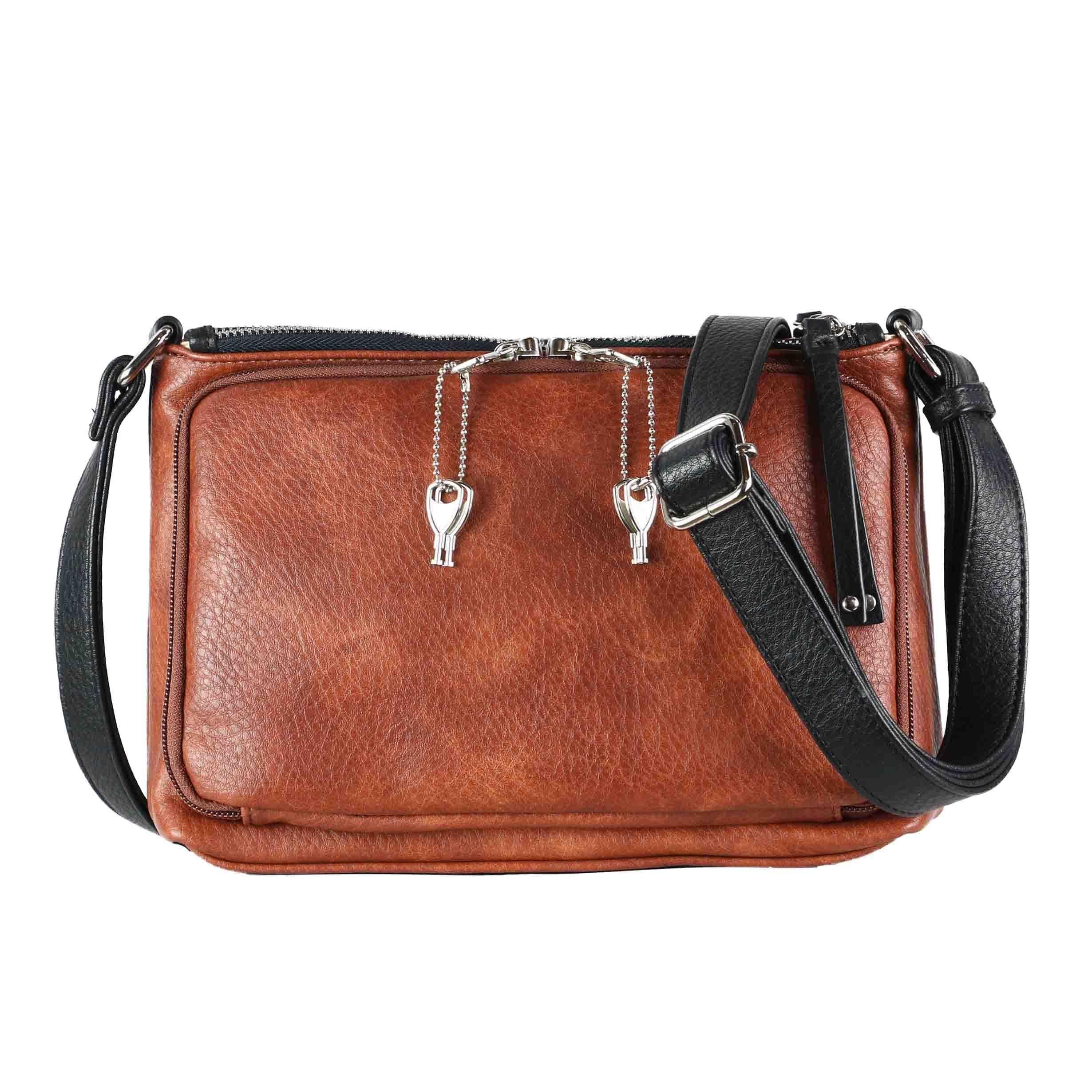 Concealed Carry Hailey Crossbody - Lady Conceal - soft leather shoulder bags for women's - crossbody bags for everyday use - most popular crossbody bag - crossbody bags for guns - crossbody handgun bag - Unique Hide Purse - Conceal Carry Western Purse - Stylish Carry Evelyn Leather Bag - Bag for Conceal Carrying Women - - Gun Bag for Women