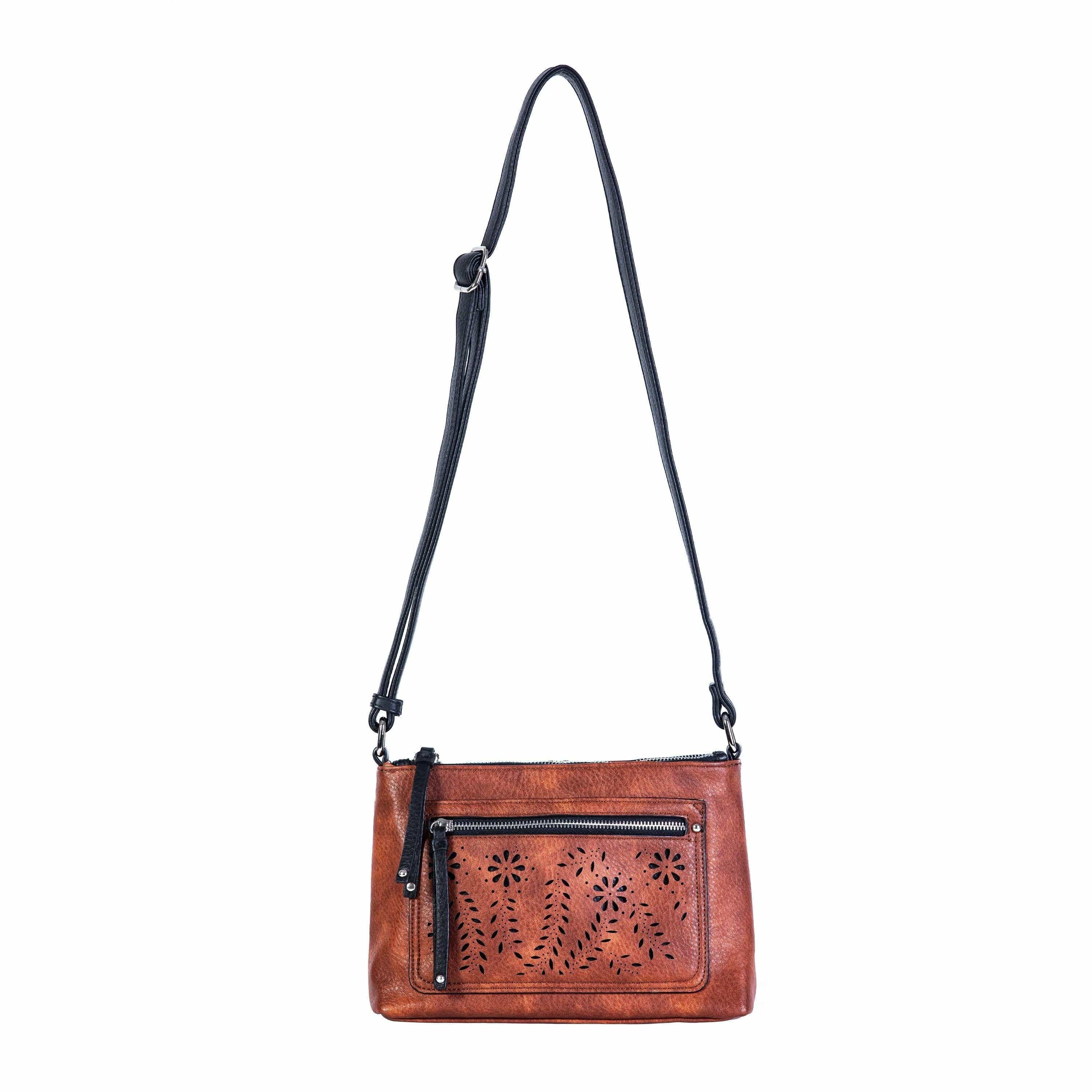 Concealed Carry Hailey Crossbody - Lady Conceal - soft leather shoulder bags for women's - crossbody bags for everyday use - most popular crossbody bag - crossbody bags for guns - crossbody handgun bag - Unique Hide Purse - Conceal Carry Western Purse - Stylish Carry Evelyn Leather Bag - Bag for Conceal Carrying Women - - Gun Bag for Women