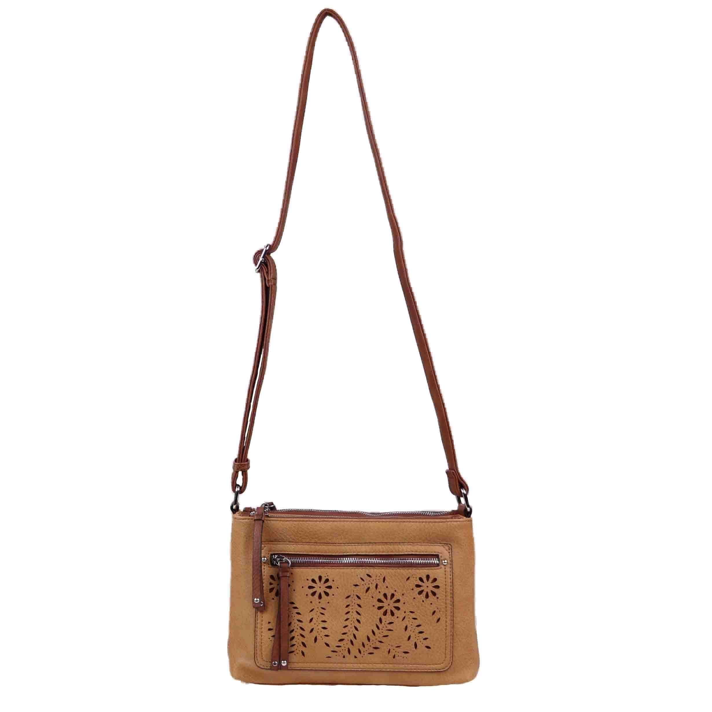 Concealed Carry Hailey Crossbody - Lady Conceal - soft leather shoulder bags for women's - crossbody bags for everyday use - most popular crossbody bag - crossbody bags for guns - crossbody handgun bag - Unique Hide Purse - Conceal Carry Western Purse - Stylish Carry Evelyn Leather Bag - Bag for Conceal Carrying Women - - Gun Bag for Women