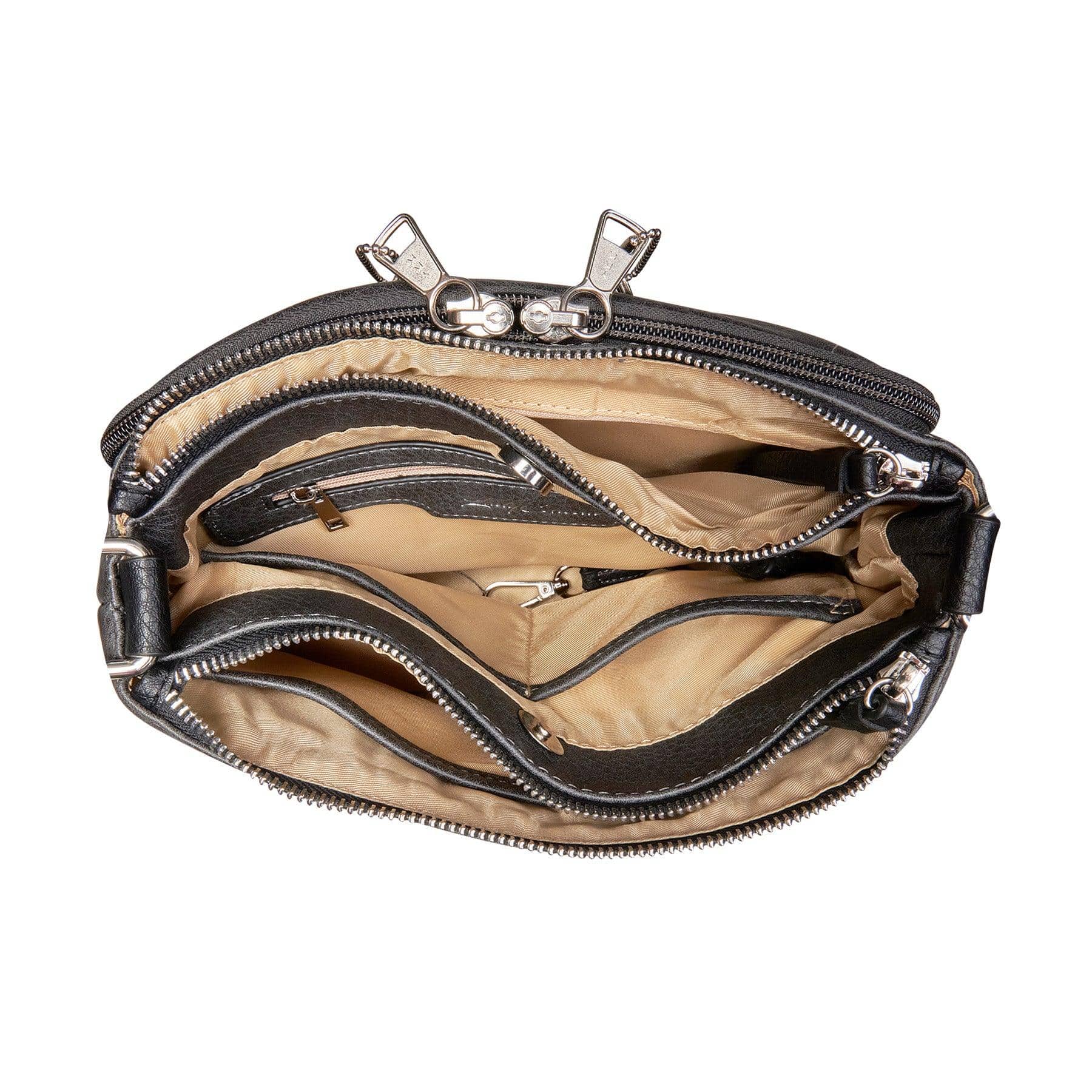 Concealed Carry Hailey Crossbody - Lady Conceal - soft leather shoulder bags for women's - crossbody bags for everyday use - most popular crossbody bag - crossbody bags for guns - crossbody handgun bag - Unique Hide Purse - Conceal Carry Western Purse - Stylish Carry Evelyn Leather Bag - Bag for Conceal Carrying Women - - Gun Bag for Women