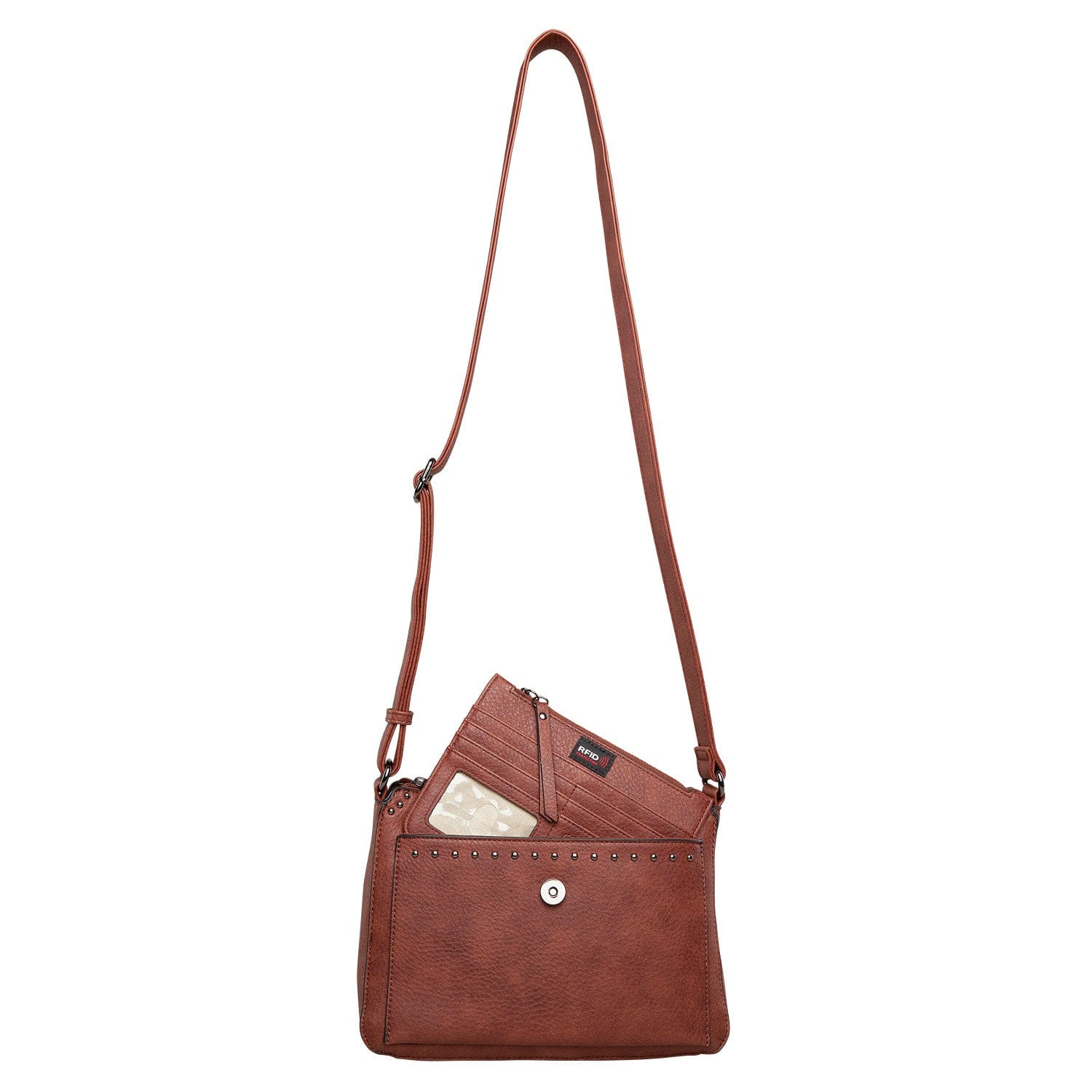 Concealed Carry Kinsley Crossbody Wallet- YKK Locking Zippered Bag - Easy Conceal Carry - CCW Purse for Women - concealed carry Handbag for woman - Crossbody with RFID Slim Wallet - CCW Bag for Pistol - Fast and Easy Draw Bag