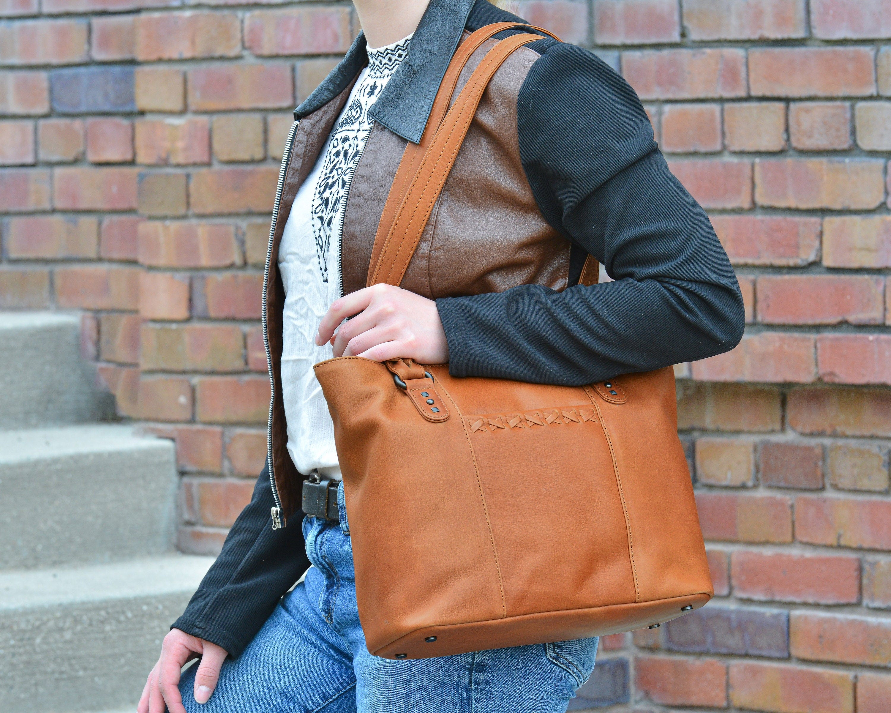Concealed Carry Peyton Leather Tote for Women Lady Conceal - YKK Locking & Universal Holster - Designer Luxury Leather Carry Handbag - carry Handbag for gun carry - Unique Tote gun Handbag - designer backpack purse - designer purse sale - designer purse sales - womens designer purse sale - Peyton Leather Tote - designer lady purse concealed carry gun Handbag - concealed carry Handbag for woman- Easy Conceal Carry and Draw Purse -