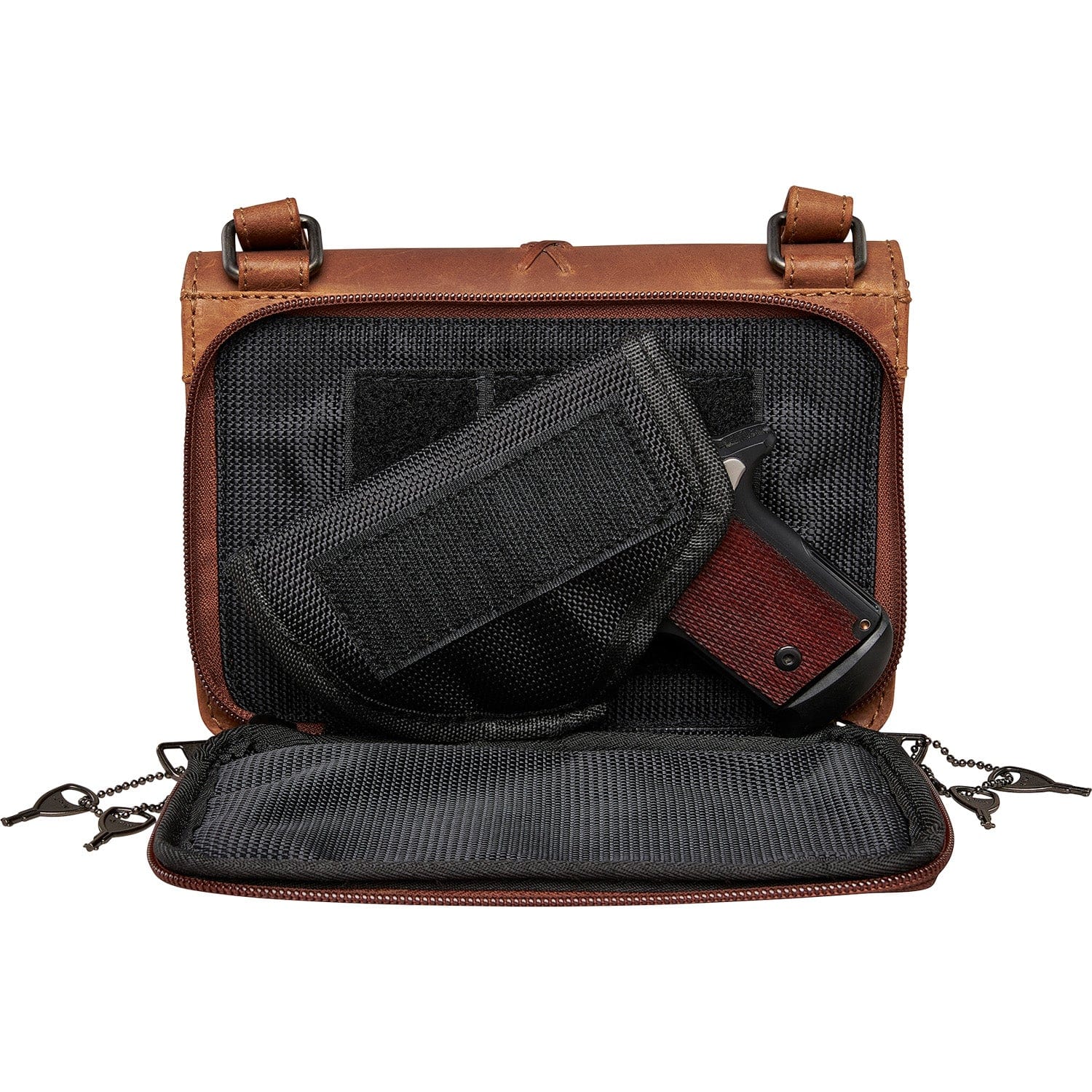 Concealed Carry Jolene Leather Crossbody Organizer - YKK Locking Purse with Universal Holster - Women CCW Crossbody Holster soft leather shoulder bags for women's - crossbody bags for everyday use - most popular crossbody bag - crossbody bags for guns - crossbody handgun bag - Unique Hide Purse - Conceal Carry Western Purse - Stylish Carry Cheetah Leather Bag - Bag for Conceal Carrying Women - Gun Bag for Women