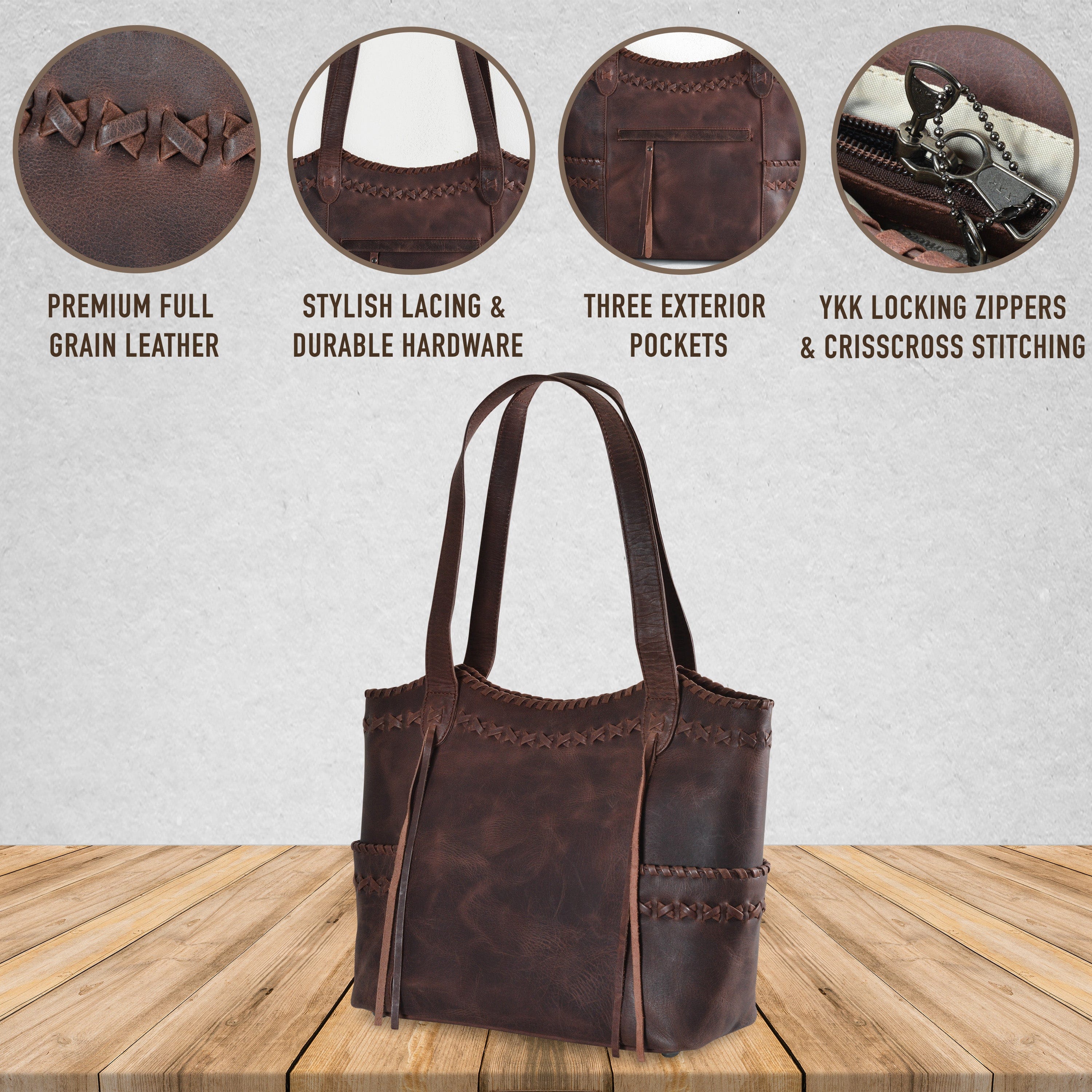 Concealed Carry Kendall Leather Tote - Lady Conceal - Women conceal carry purse for pistol - Designer Luxury Ella Tote Carry Handbag - YKK Locking Zippers and Universal Holster - Unique Hide Handbag Gun and Pistol Bag - Designer Luxury Kendall Leather Carry Handbag - carry Handbag for gun carry - Unique Ella Tote gun Handbag - concealed carry gun Handbag - concealed carry gun Handbag with locking zipper - concealed carry Handbag for woman
