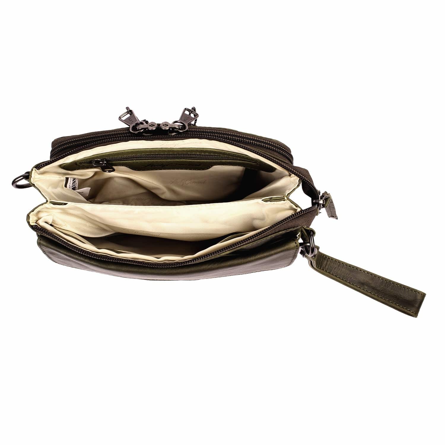 The Concealed Carry Natasha Crossbody - Locking zippers and universal holster - Leather Crossbody pistol bag - Tactical womans purse for pistol - Concealed Carry Purse - most popular crossbody bag - crossbody handgun bag - crossbody bags for everyday use - Lady Conceal - Unique Hide Purse - Locking YKK Purse - Fanny Pack for Gun and Pistol - Easy CCW - Fast Draw Bag - Secure Gun Bag