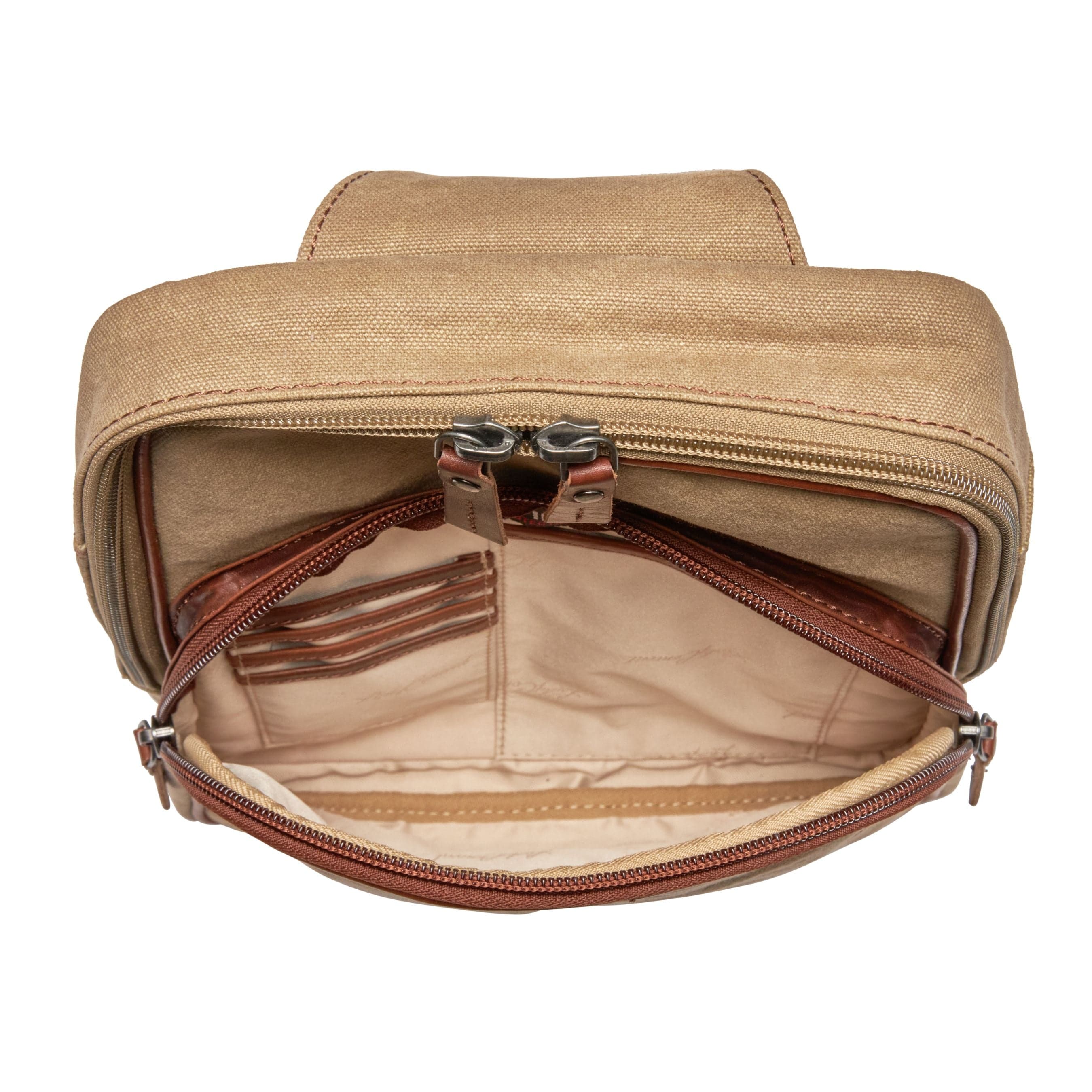 Concealed Carry Unisex Kennedy Canvas Sling Backpack - Gun Gift for Women - CCW Stylish Bag - Women's Conceal Carry Purse for Firearm - Women Gun Users - gun carrier backpack - best gun carrying backpack- best gun carry backpack - Pistol and Firearm Bag - Western Hide Backpack - Boho Stylish Backpack for Women - Universal Holster Bag - Marley Unisex Backpack - Women's Concealed Carry Bagpack - premium leather backpack