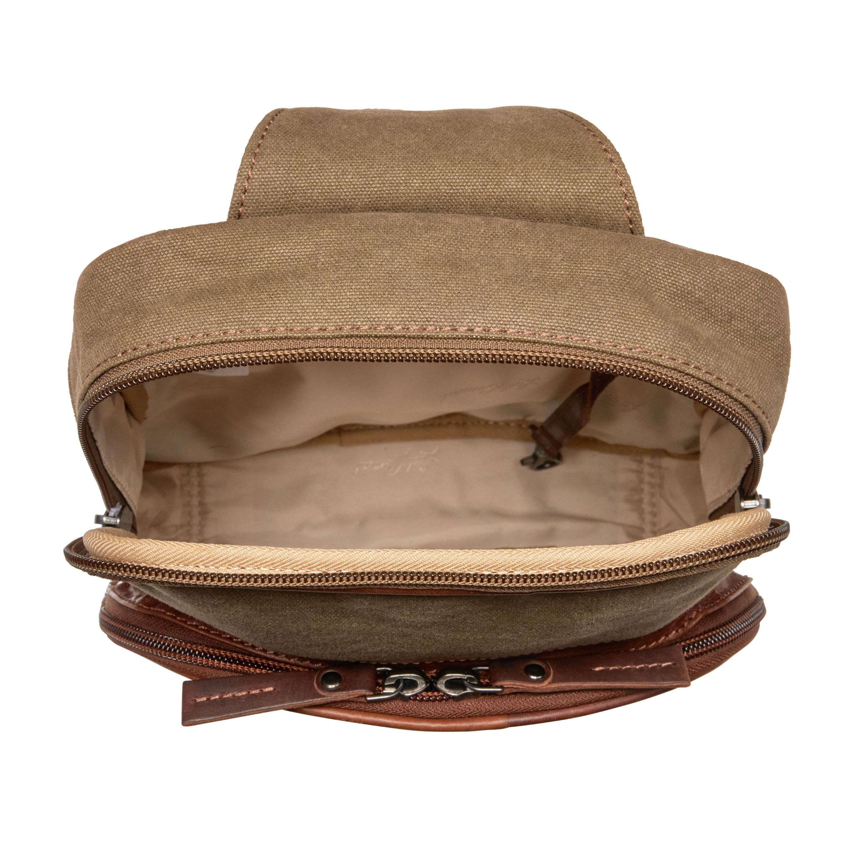 Concealed Carry Unisex Kennedy Canvas Sling Backpack - Gun Gift for Women - CCW Stylish Bag - Women's Conceal Carry Purse for Firearm - Women Gun Users - gun carrier backpack - best gun carrying backpack- best gun carry backpack - Pistol and Firearm Bag - Western Hide Backpack - Boho Stylish Backpack for Women - Universal Holster Bag - Marley Unisex Backpack - Women's Concealed Carry Bagpack - premium leather backpack