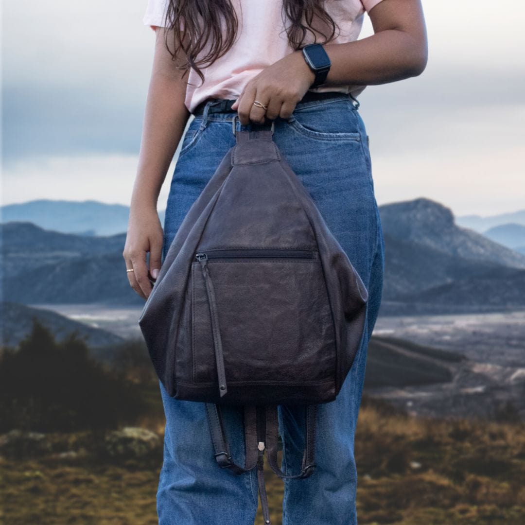 Concealed Carry Marley Unisex Backpack - YKK Locking Zippers and Universal Holsters for Gun - Outdoor Bag for Gun Owner - Backpack for Conceal Carry - best gun carry backpack - Pistol and Firearm Bag - Western Hide Backpack - Boho Stylish Backpack for Women - Universal Holster Bag - Marley Unisex Backpack - Women's Concealed Carry Bagpack - premium leather backpack