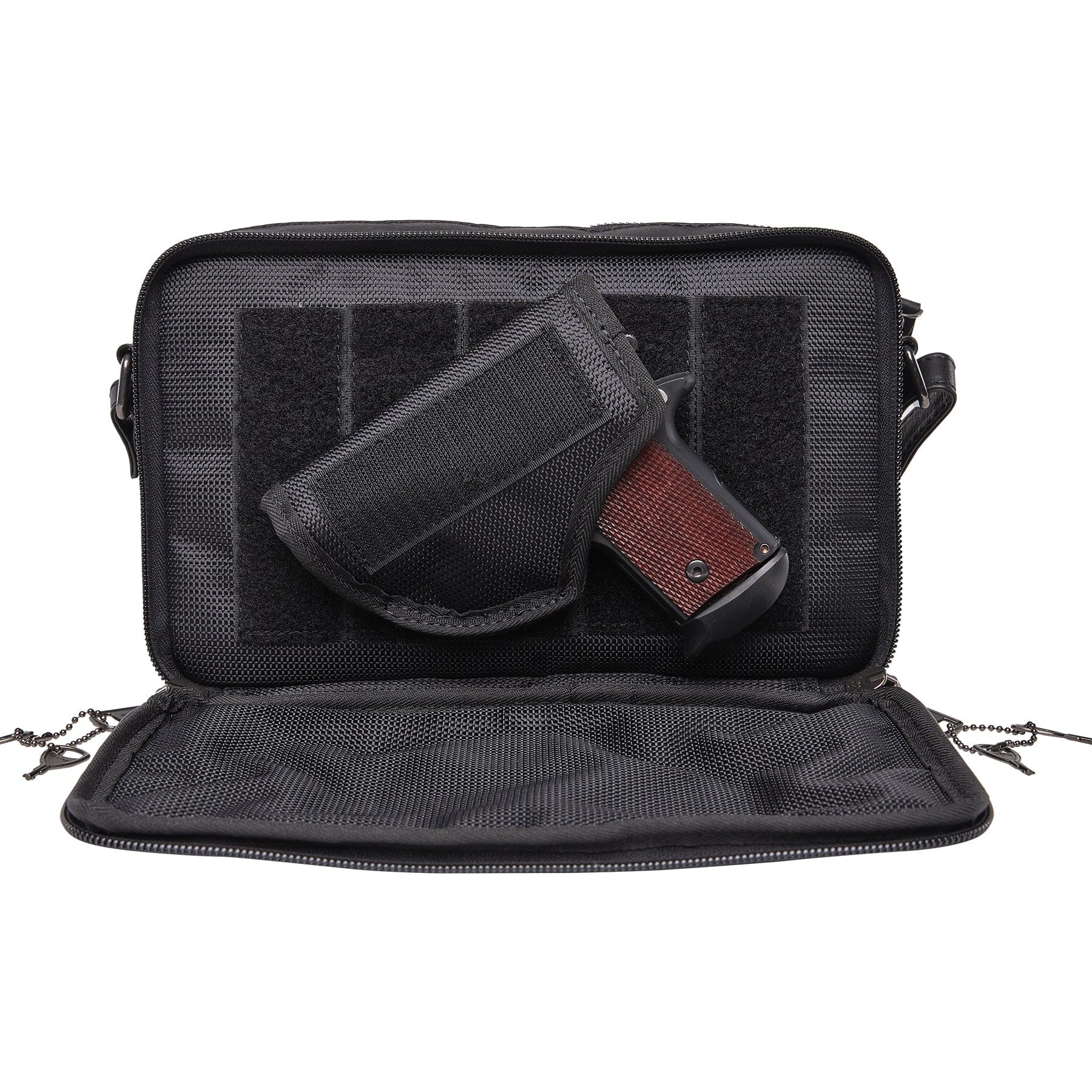 Concealed Carry Maggie Fringe Crossbody for Women - Soft Leather conceal and carry bag - Tactical womans purse for pistol - Concealed Carry Purse - most popular crossbody bag - black modern style crossbody bag - crossbody handgun bag - crossbody bags for everyday use - Lady Conceal - Unique Hide Purse - Locking YKK Purse - Fanny Pack for Gun and Pistol - Easy CCW - Fast Draw Bag - Secure Gun Bag