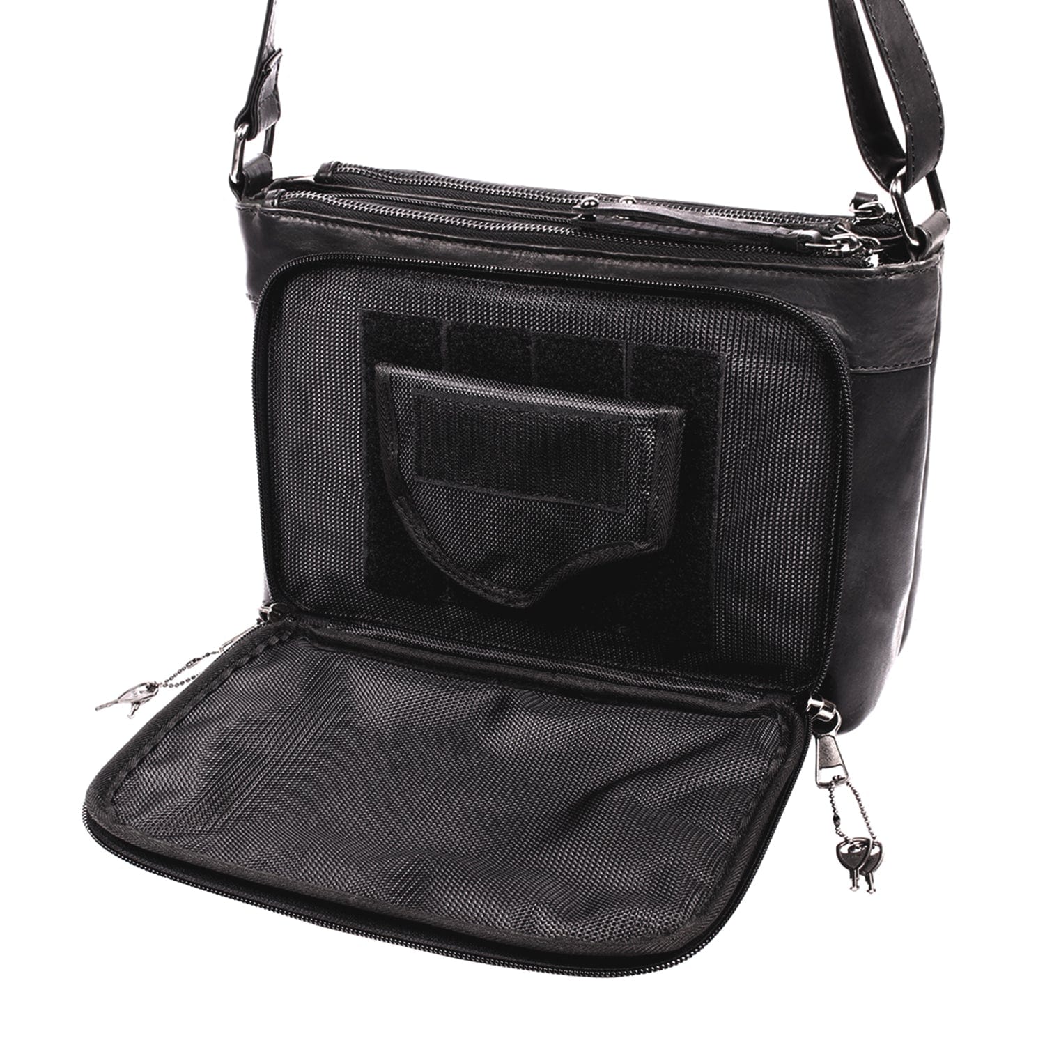 Concealed Carry Tatum Crossbody with Locking Zippers - Universal Holster Purse - Tactical womans purse for pistol - Concealed Carry Purse - most popular crossbody bag - crossbody handgun bag - crossbody bags for everyday use - Lady Conceal - Unique Hide Purse - Locking YKK Purse - Fanny Pack for Gun and Pistol - Easy CCW - Fast Draw Bag - Secure Gun Bag