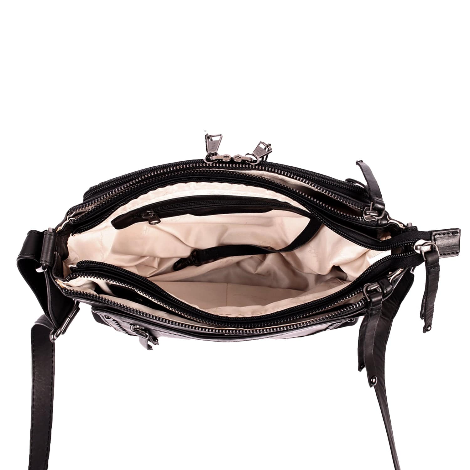 Concealed Carry Tatum Crossbody with Locking Zippers - Universal Holster Purse - Tactical womans purse for pistol - Concealed Carry Purse - most popular crossbody bag - crossbody handgun bag - crossbody bags for everyday use - Lady Conceal - Unique Hide Purse - Locking YKK Purse - Fanny Pack for Gun and Pistol - Easy CCW - Fast Draw Bag - Secure Gun Bag