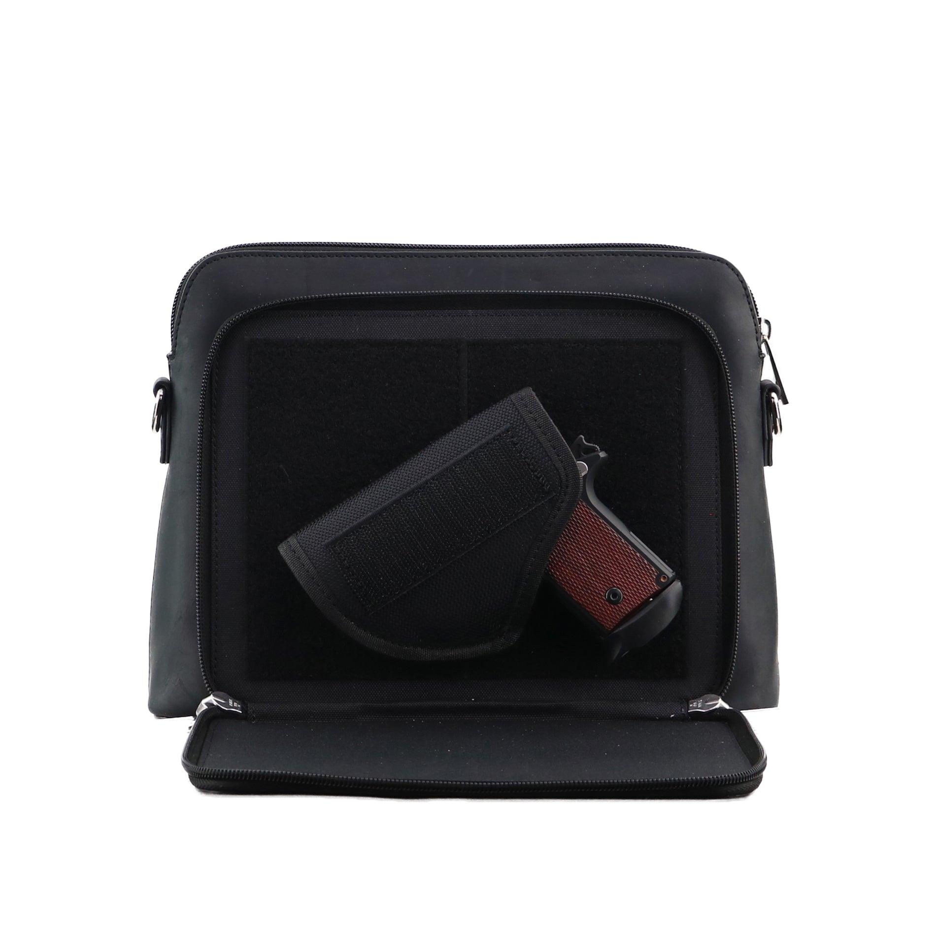 Concealed Carry Evelyn Leather Crossbody - Lady Conceal - soft leather shoulder bags for women's - crossbody bags for everyday use - most popular crossbody bag - crossbody bags for guns - crossbody handgun bag - Unique Hide Purse - Conceal Carry Western Purse - Stylish Carry Evelyn Leather Bag - Bag for Conceal Carrying Women - - Gun Bag for Women