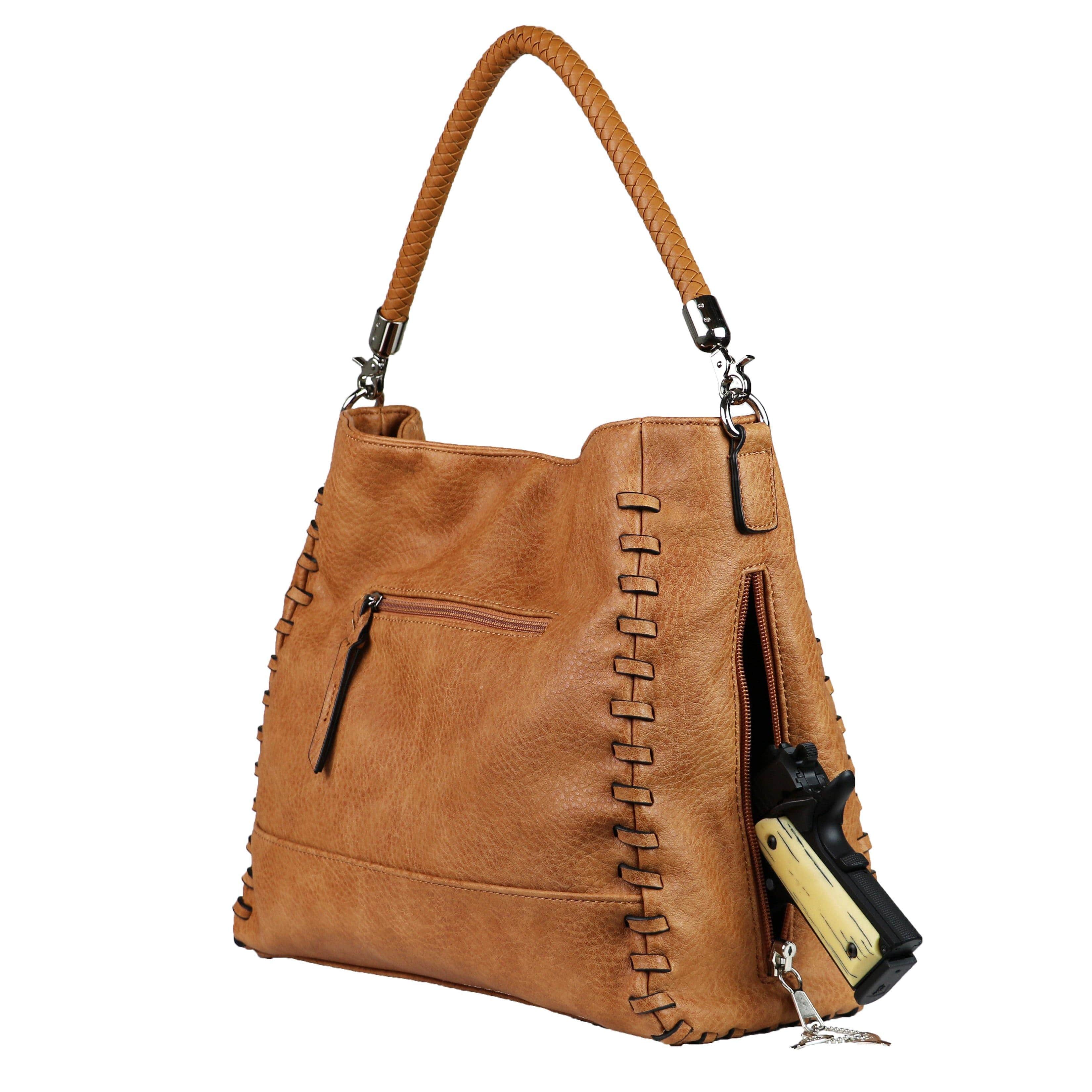 Concealed Carry Lily Tote - Lady Conceal - Designer Luxury Lily Tote Carry Handbag - YKK Locking Zippers and Universal Holster - Unique Hide Handbag Gun and Pistol Bag - Designer Luxury Lily Leather Carry Handbag - carry Handbag for gun carry - Unique Lily Tote gun Handbag - concealed carry gun Handbag - concealed carry gun Handbag with locking zipper - concealed carry Handbag for woman- Easy Conceal Carry and Draw Purse - Designer CCW Bag