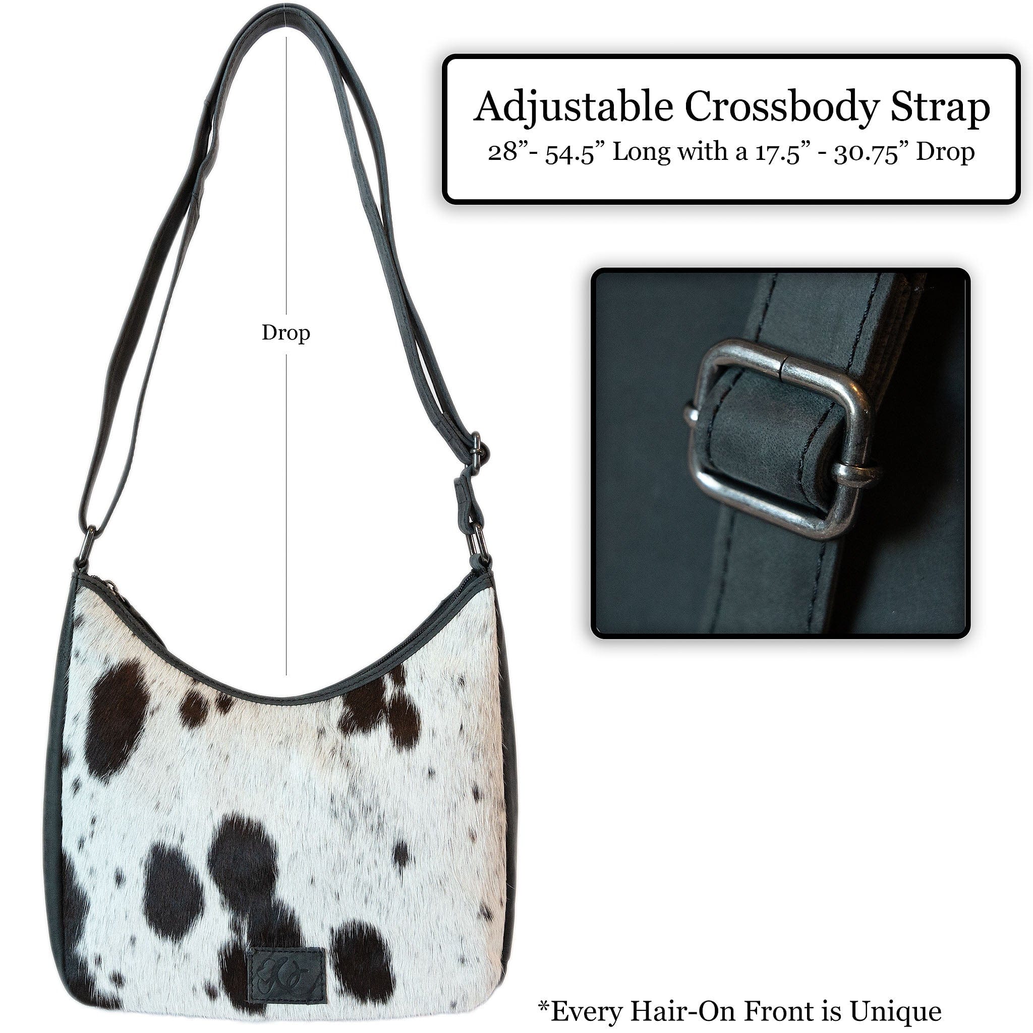 Concealed Carry Hobo Crossbody by UC Leather - Unique Gun Bag - Women CCW Purse - Crossbody Holster soft leather shoulder bags for women's - crossbody bags for everyday use - most popular crossbody bag - crossbody bags for guns - crossbody handgun bag - Unique Hide Purse - Conceal Carry Western Purse - Stylish Carry Cheetah Leather Bag - Bag for Conceal Carrying Women - Gun Bag for Women