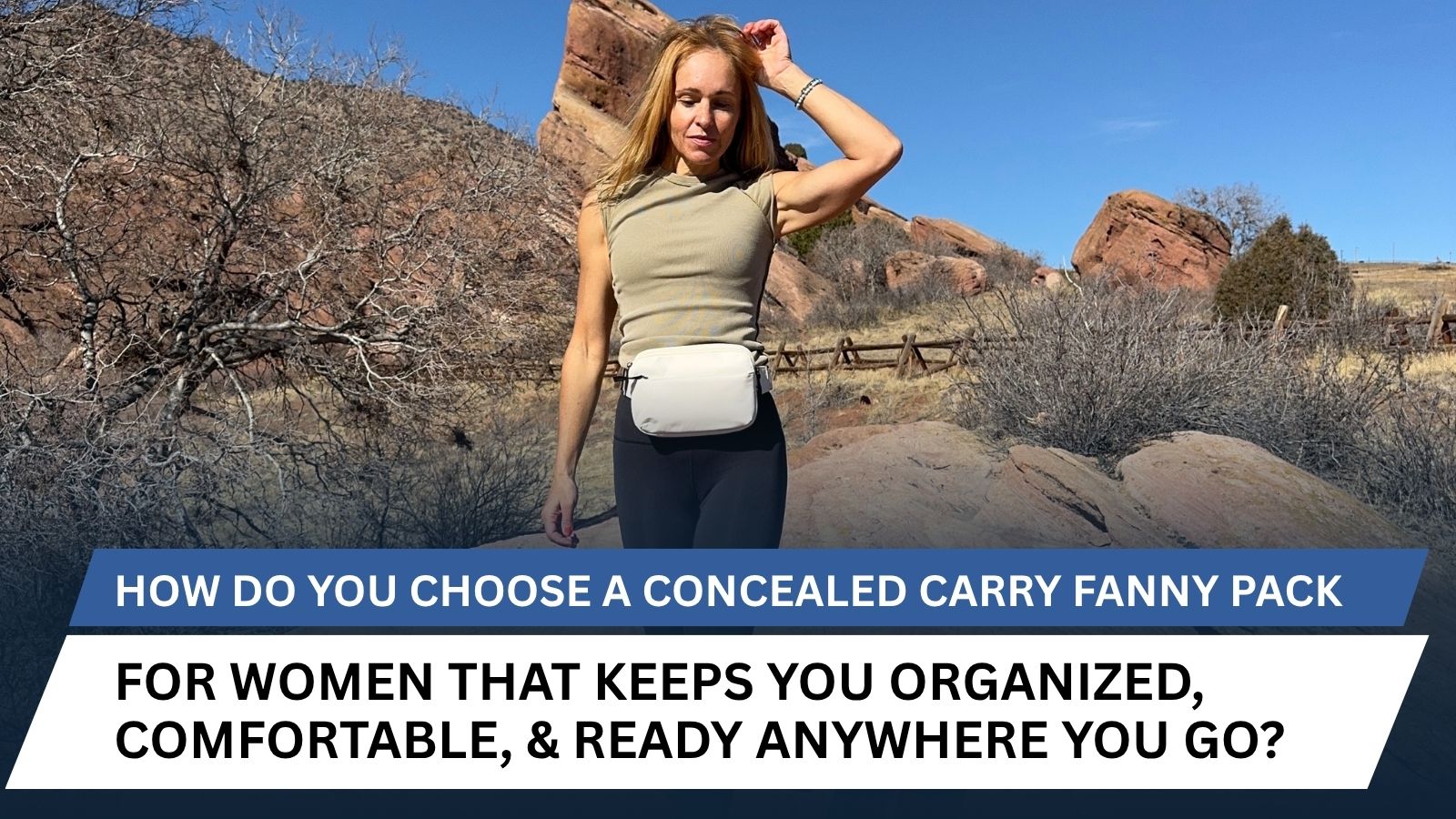 Concealed Carry Fanny Pack for Women