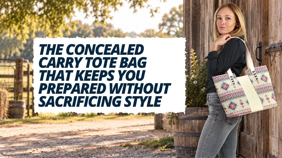 Concealed Carry Tote Bag