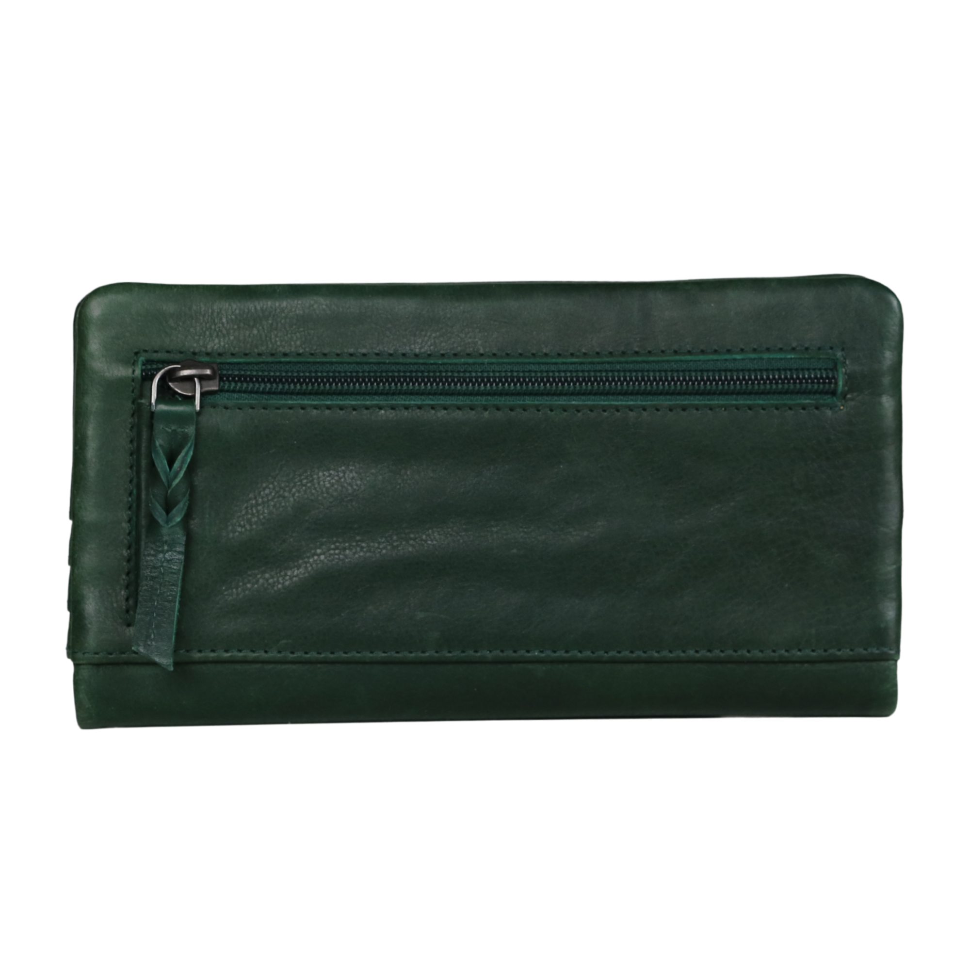 #217 Pine Green Leather Wallet