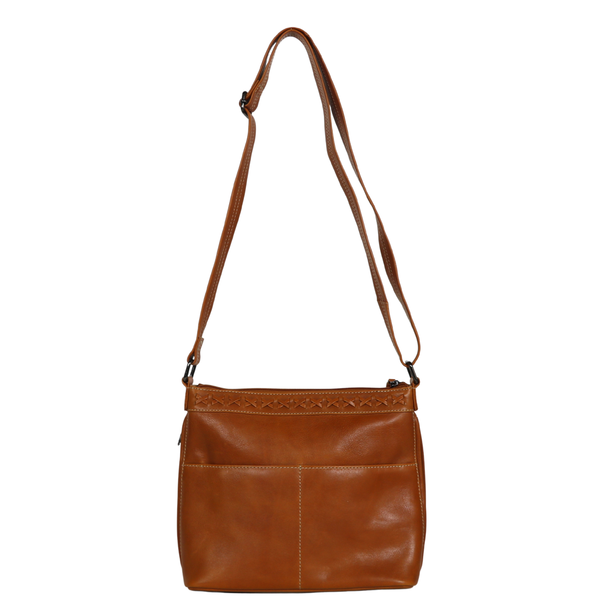 #235 Brown Leather Concealed Carry Crossbody