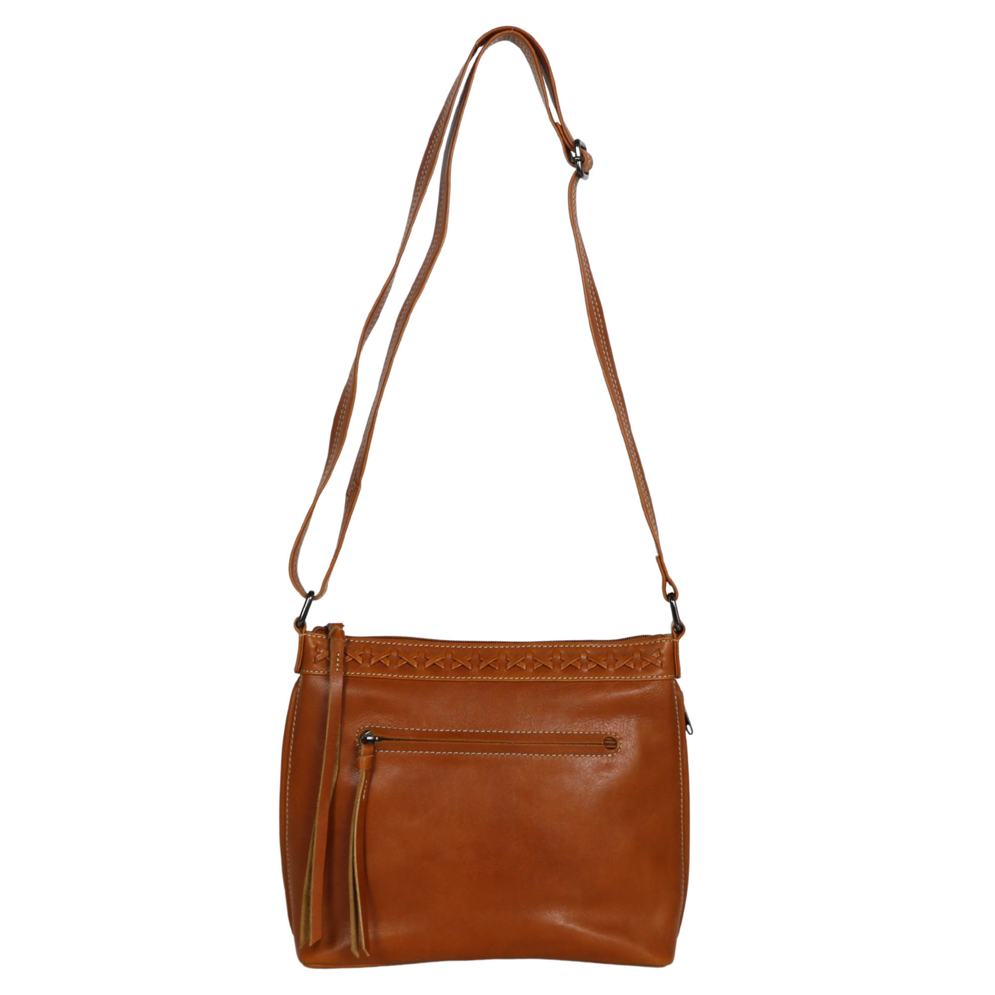 #235 Brown Leather Concealed Carry Crossbody