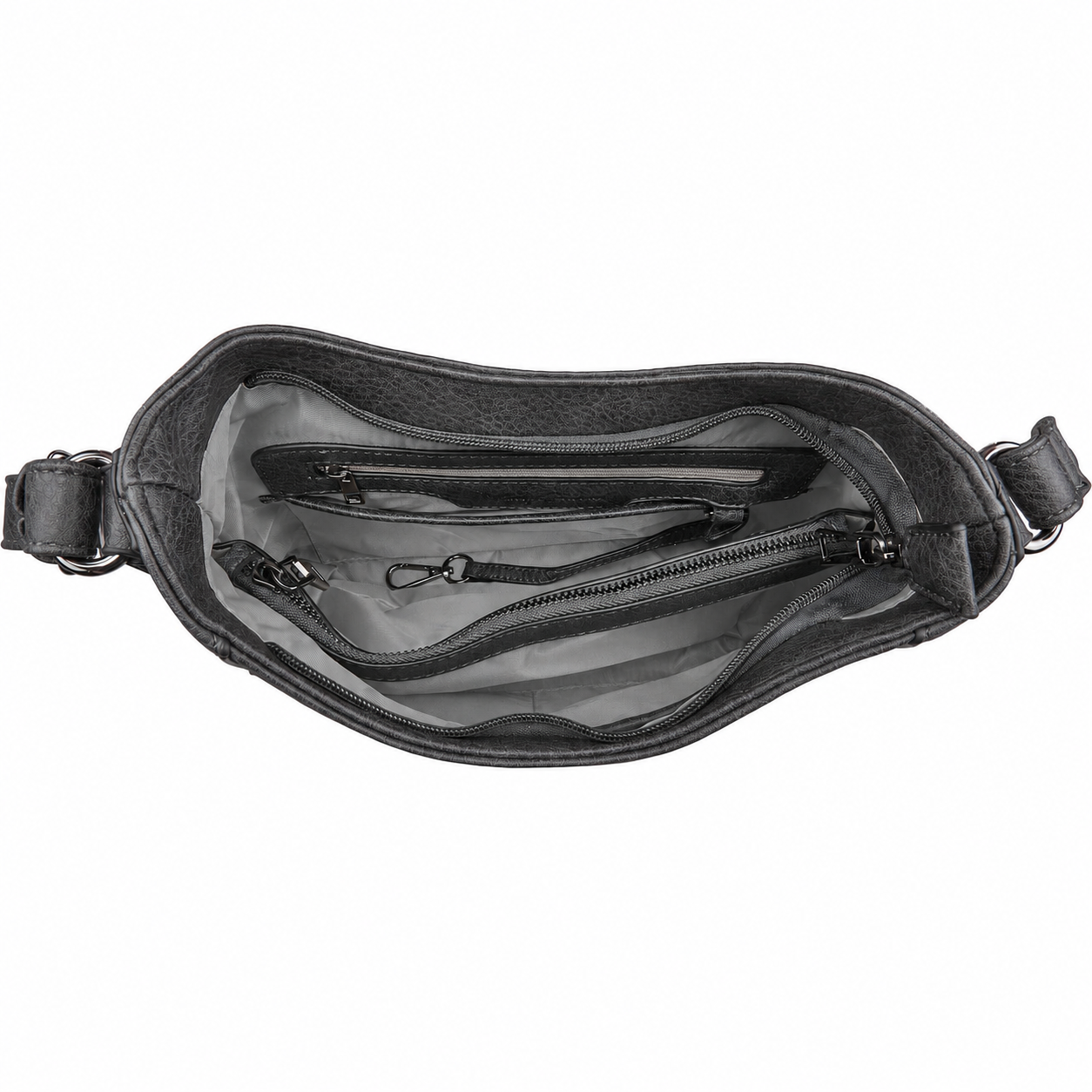 #236 Emery Concealed Carry Leather Crossbody without Locking Zippers