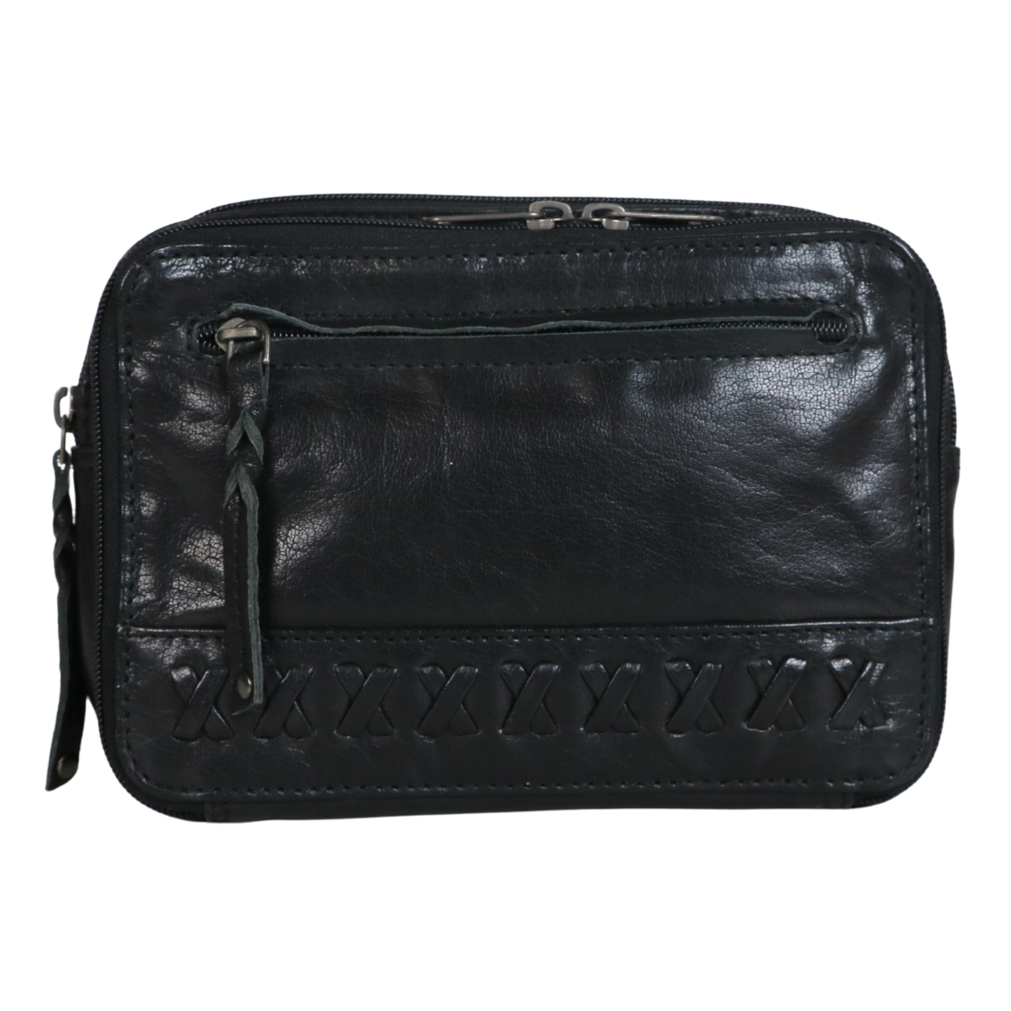 #239 Genuine Leather Concealed Carry Belt Bag