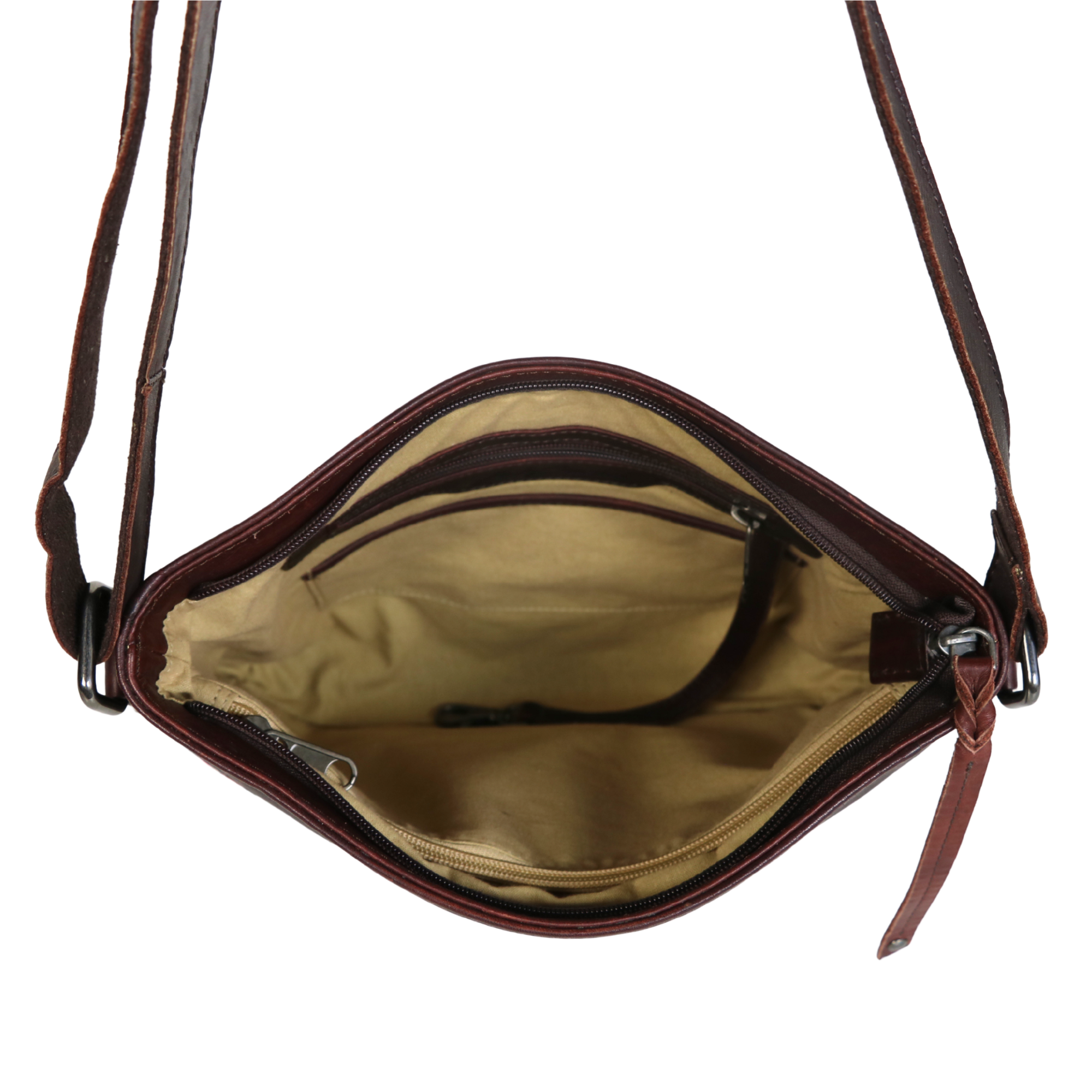 #242 Western Leather Aztec Concealed Carry Crossbody