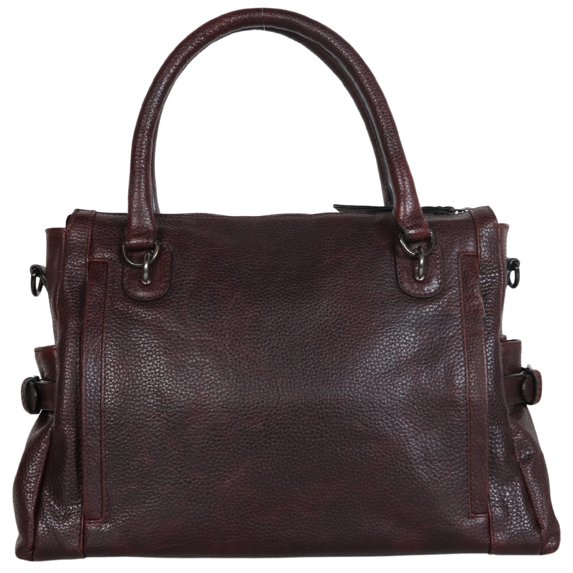 #257 Mahogany Concealed Carry Leather Satchel and Crossbody