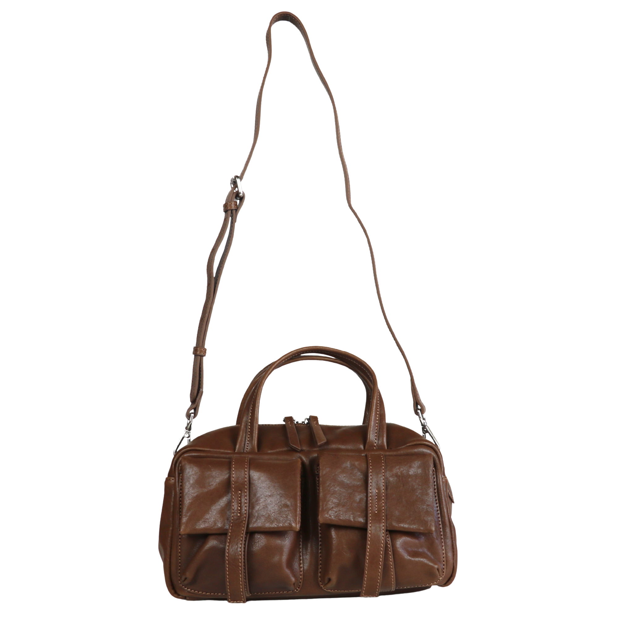#207 Small Leather Satchel - No Concealment
