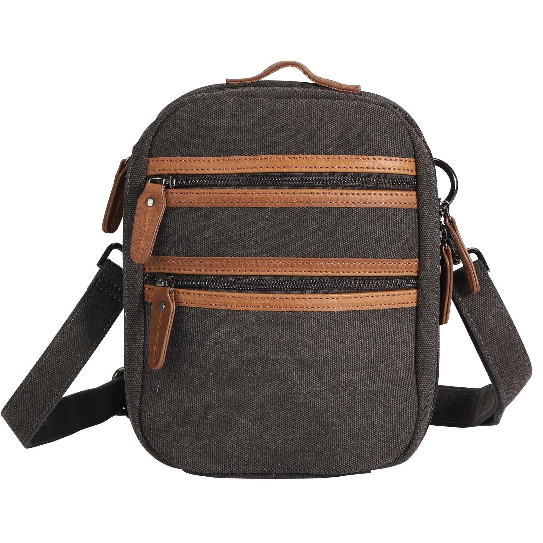 Tactical unisex Jax bag, concealed carry crossbody with secure canvas, Velcro holster