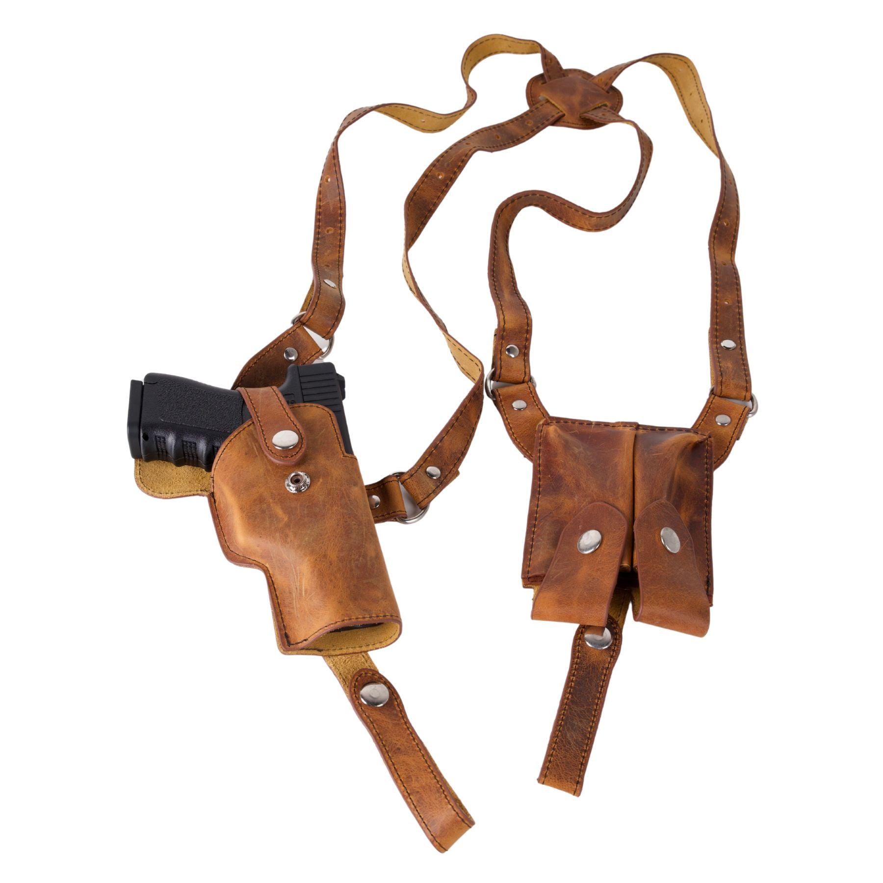 DS Conceal Leather Shoulder Holster - Lady Conceal Leather Firearm Accessories - Gifts for Gun Owners - Western Gun Holster