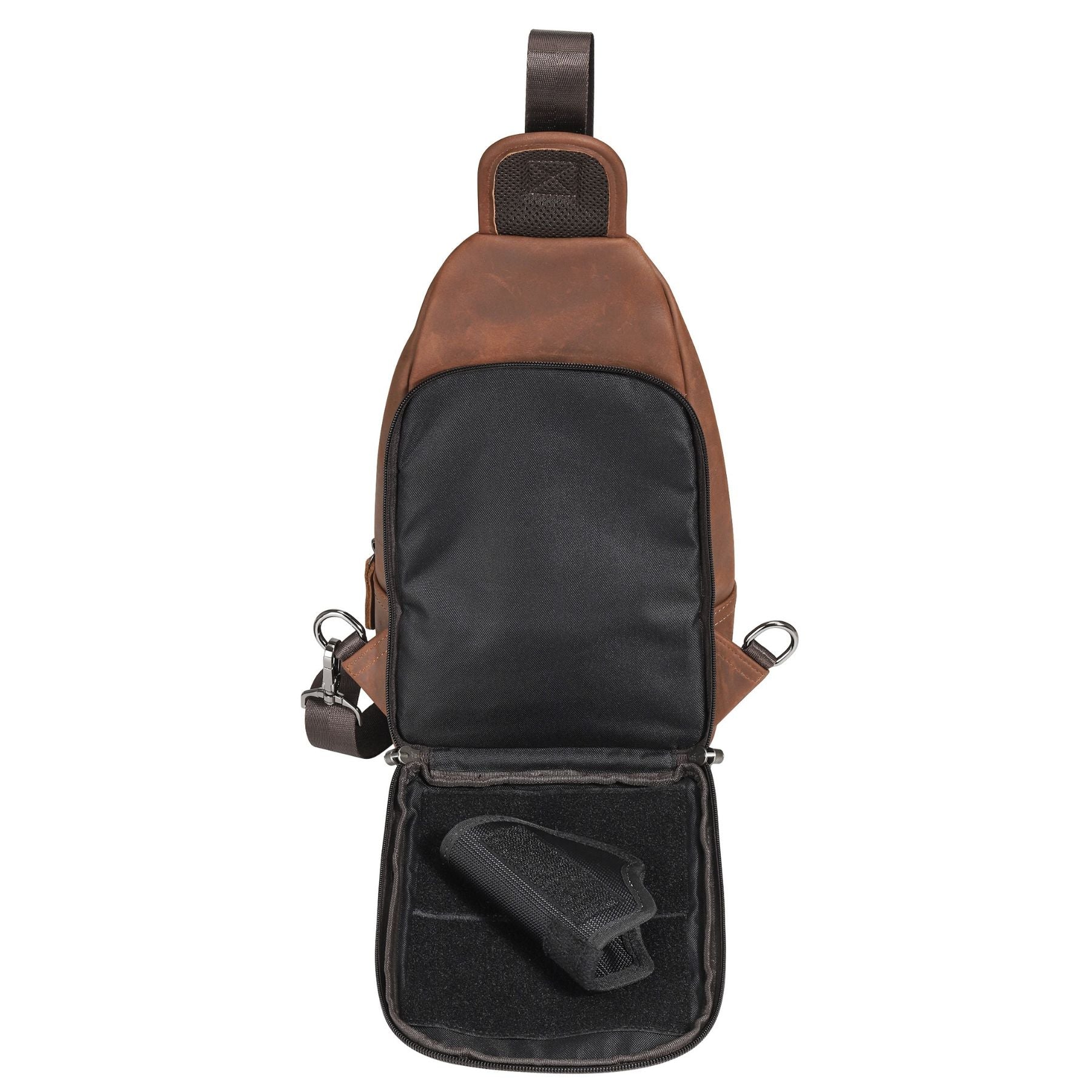 Taylor Leather Tactical Sling Backpack – Unisex Gun Holster Bag...