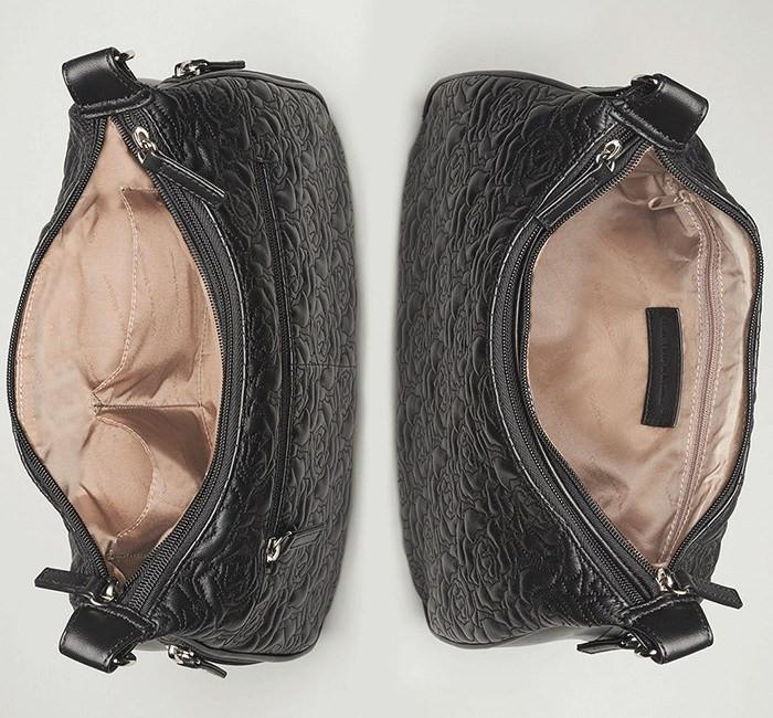 Embroidered Lambskin Hobo by Gun Tote'n Mamas
