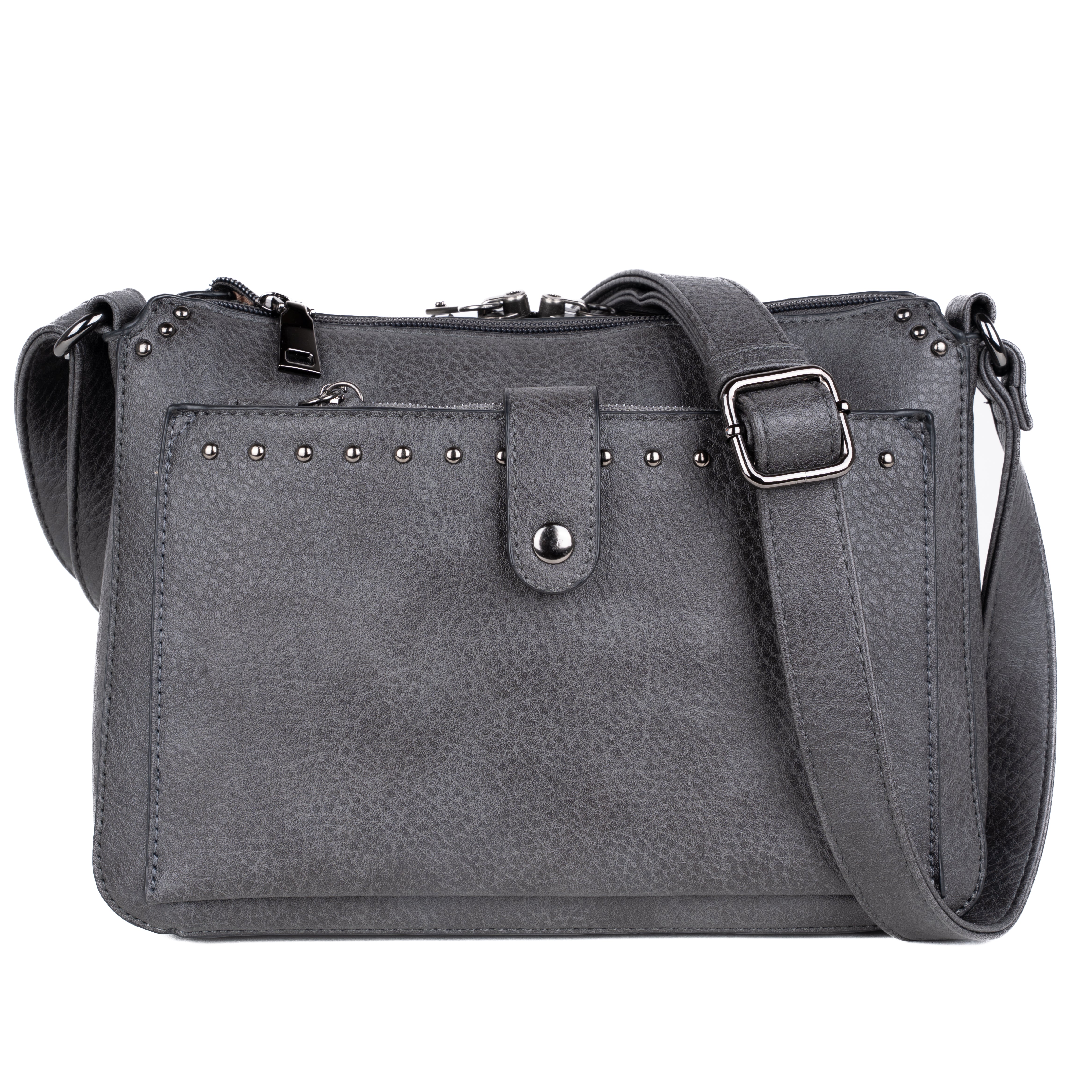Concealed Carry Kinsley Crossbody Wallet-  YKK Locking Zippered Bag -  Easy Conceal Carry - CCW Purse for Women -  concealed carry Handbag for woman - Crossbody with RFID Slim Wallet - CCW Bag for Pistol - Fast and Easy Draw Bag