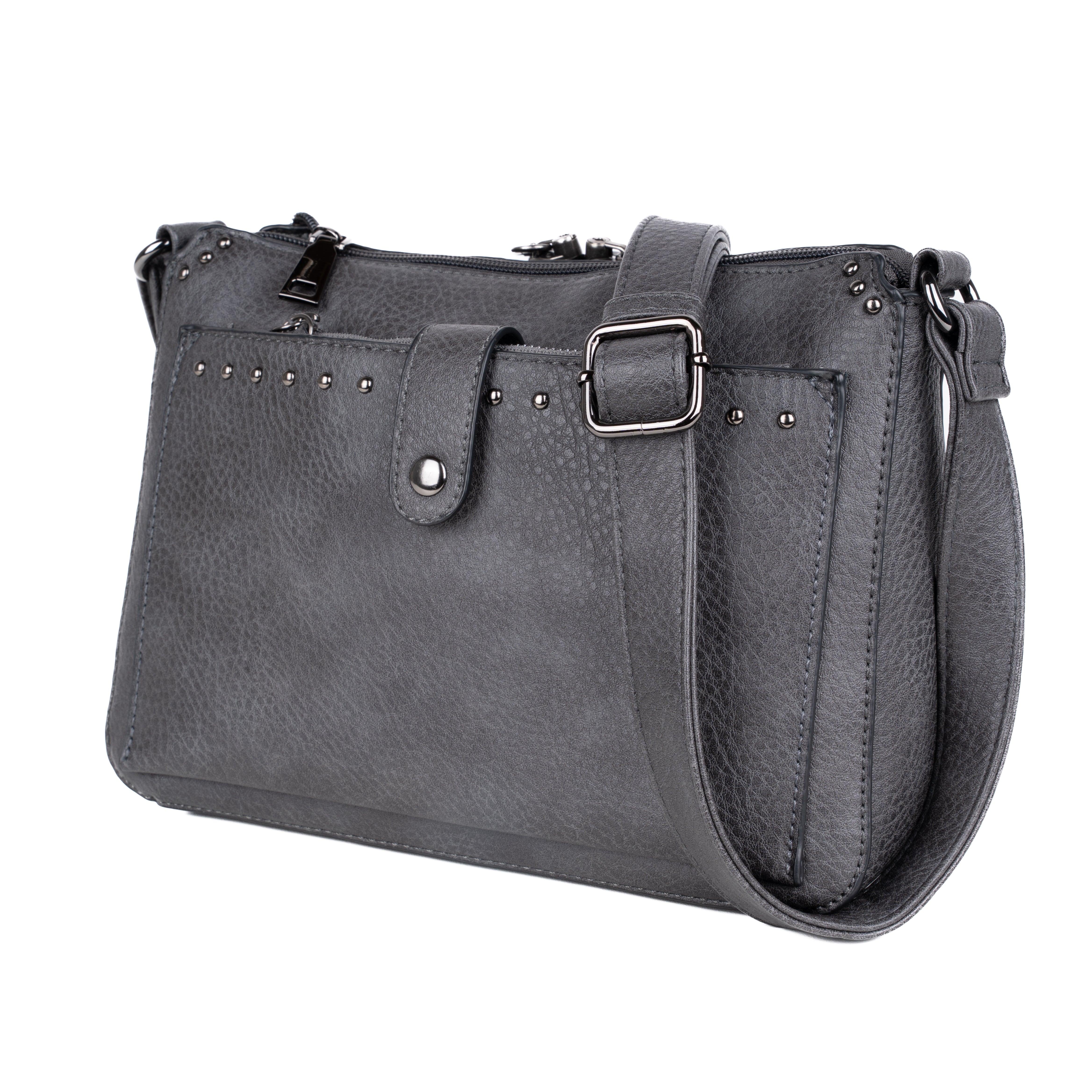 Concealed Carry Kinsley Crossbody Wallet-  YKK Locking Zippered Bag -  Easy Conceal Carry - CCW Purse for Women -  concealed carry Handbag for woman - Crossbody with RFID Slim Wallet - CCW Bag for Pistol - Fast and Easy Draw Bag