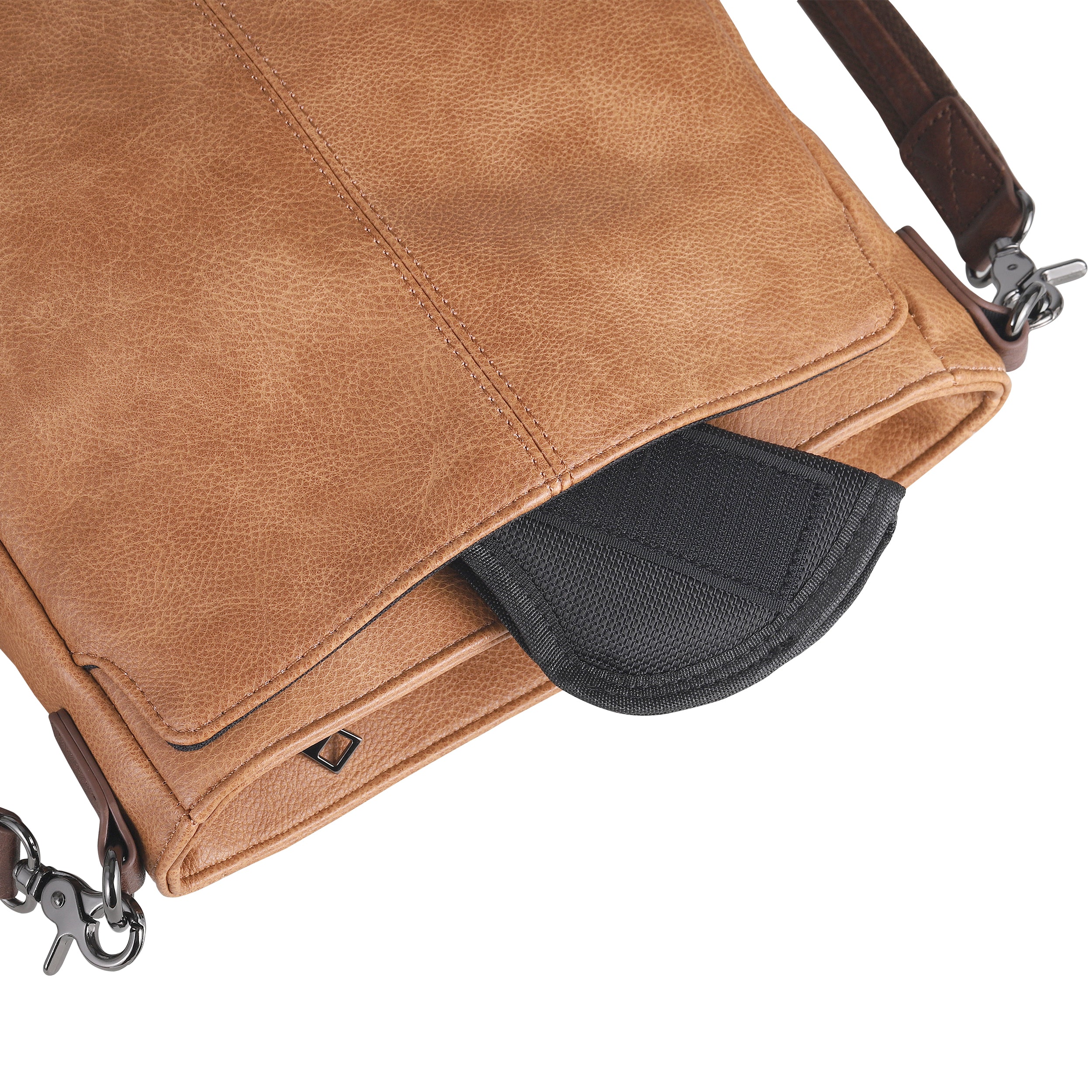 Lady Conceal Addison Crossbody with magnetic concealment and lightweight design