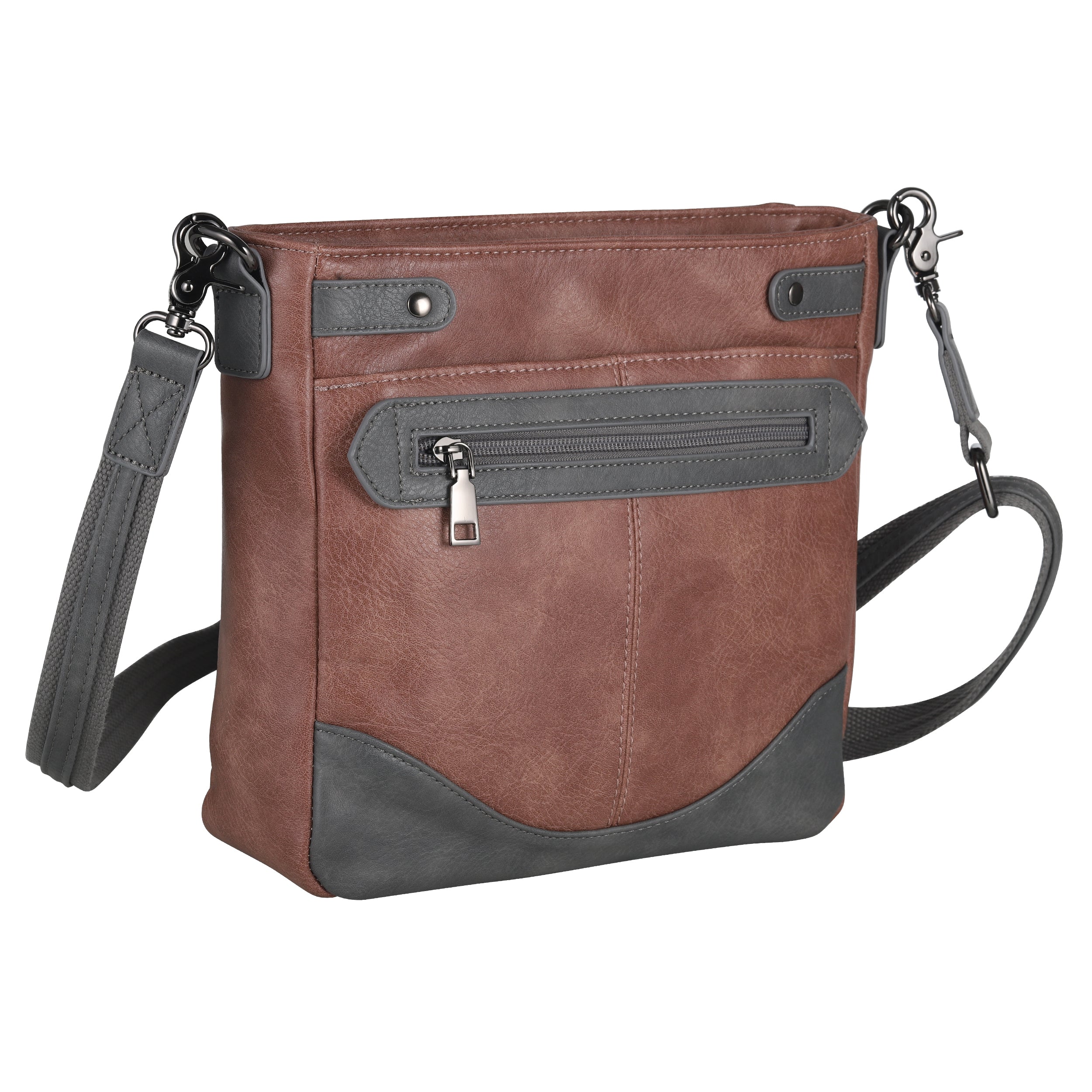 Concealed carry handbag Addison Crossbody with organized pockets by Lady Conceal