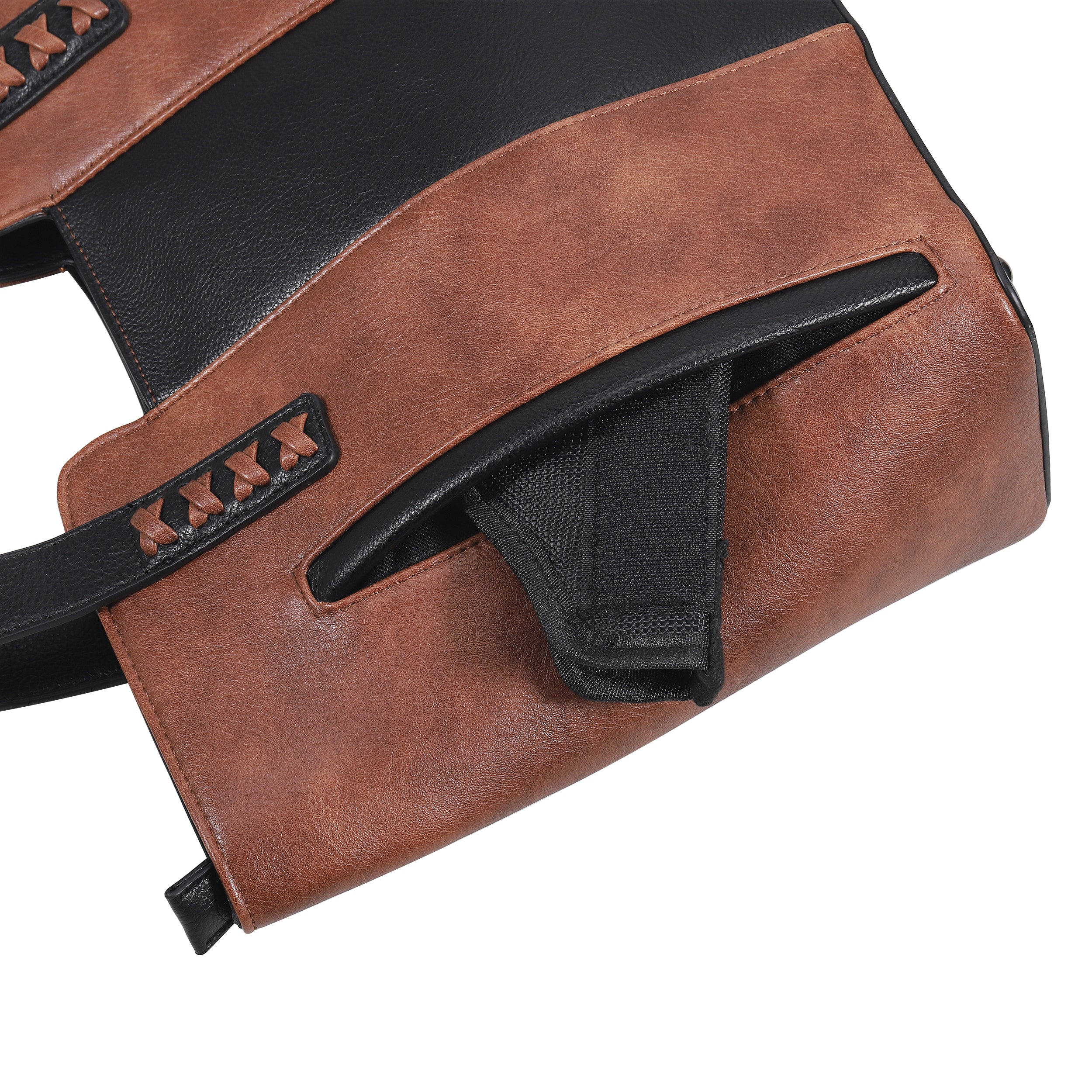 Pistol EDC concealed carry Wrenly Tote by Lady Conceal with roomy lined interior