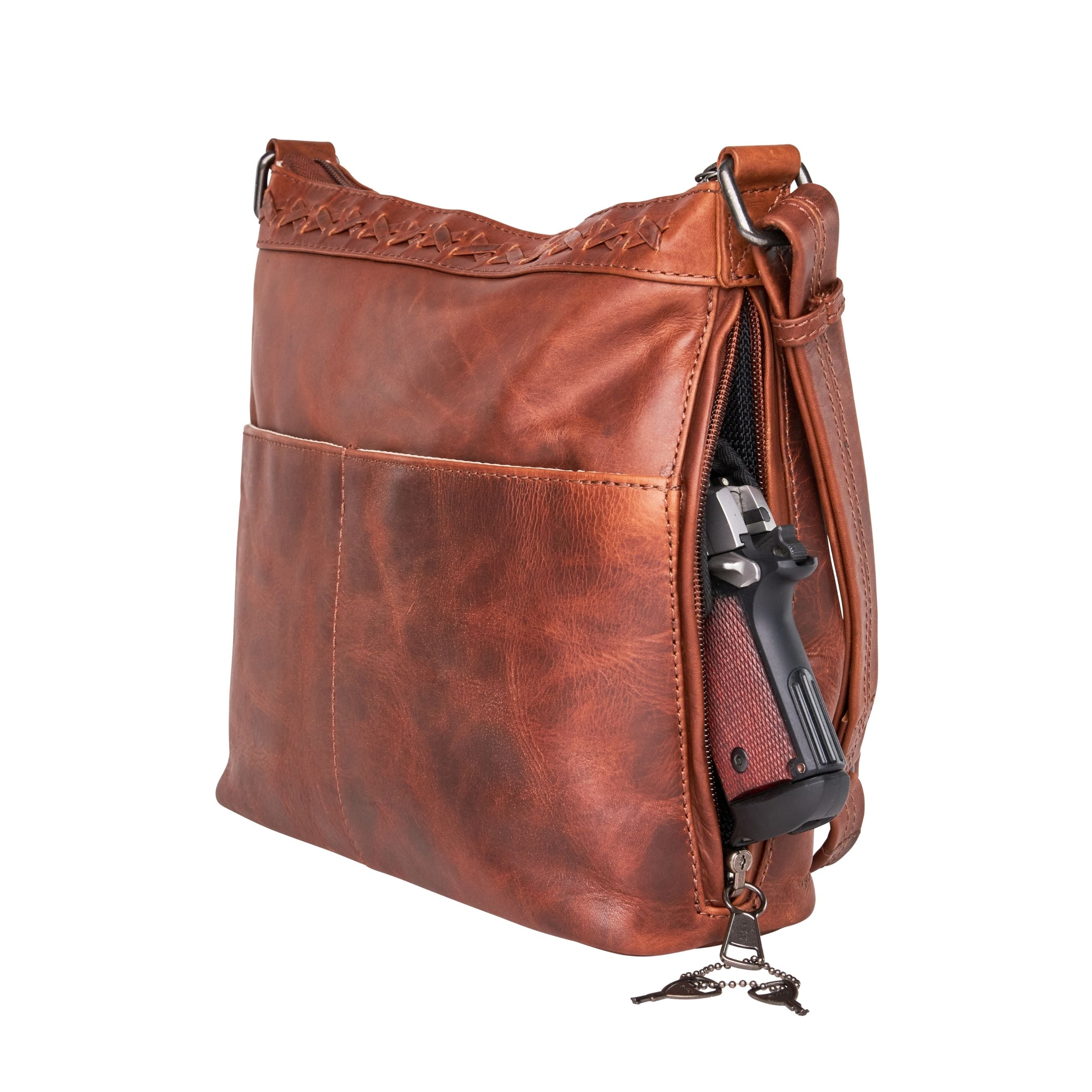 Concealed Carry Faith Leather Crossbody by Lady Conceal
