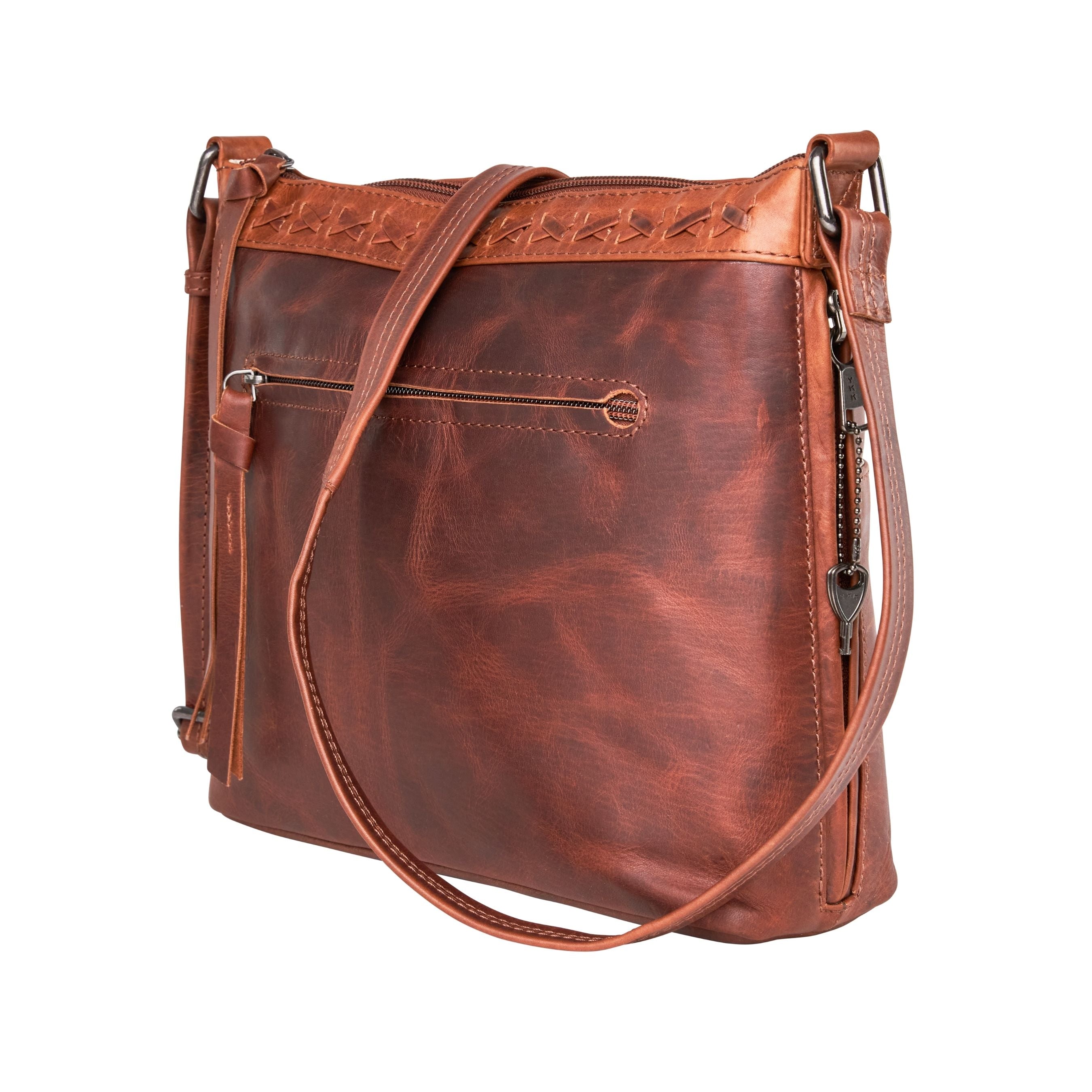 Concealed Carry Faith Leather Crossbody by Lady Conceal