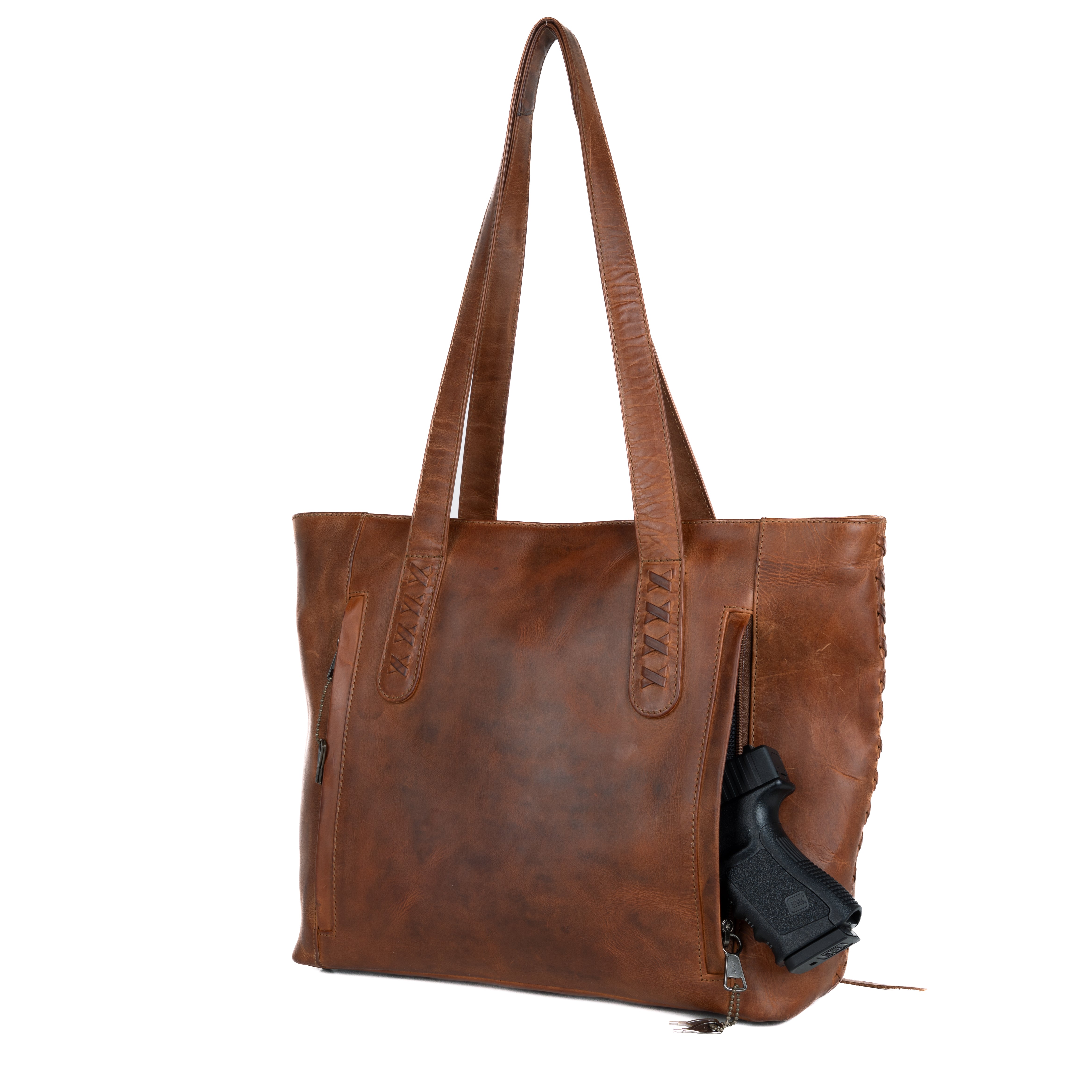 Concealed Carry Reagan Medium Leather Tote -  Lady Conceal -  Concealed Carry Purse -  Designer Luxury Leather Carry Handbag -  carry Handbag for gun carry -  Unique Tote gun Handbag -  designer backpack purse -  designer purse sale -  designer purse sales -  womens designer purse sale -  Peyton Leather Tote -  designer lady purse concealed carry gun Handbag -   concealed carry Handbag for woman-  Easy Conceal Carry and Draw Purse -