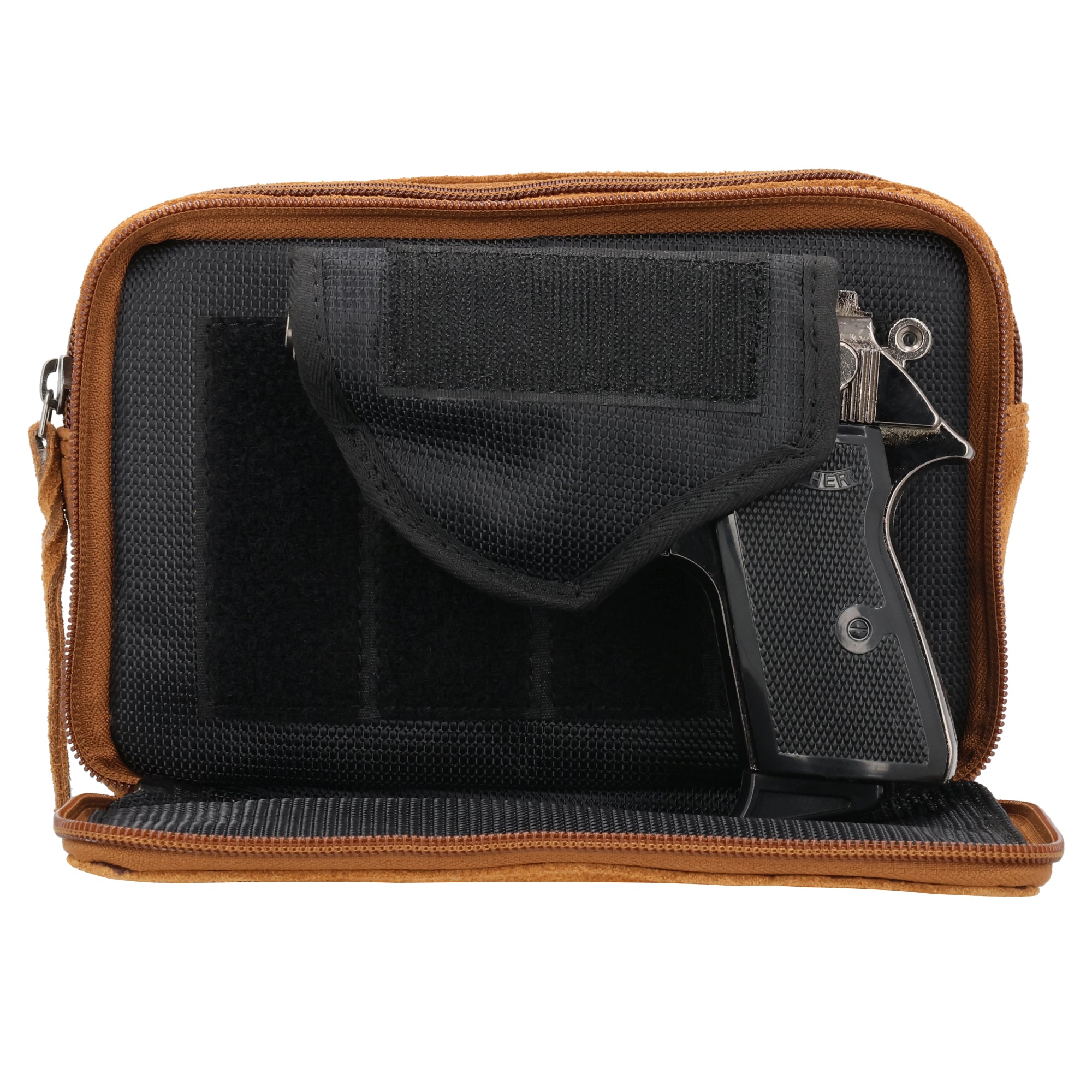 Concealed Carry Kailey Leather Purse Pack -  Lady Conceal -  Concealed Carry Purse -  most popular crossbody bag -  crossbody handgun bag -  crossbody bags for everyday use -  Lady Conceal -  Unique Hide Purse -  Locking YKK Purse -  Fanny Pack for Gun and Pistol -  Easy CCW -  Fast Draw Bag -  Secure Gun Bag