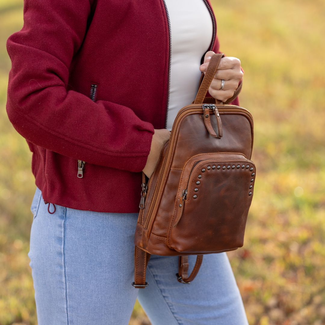 Abby Leather Backpack – Concealed Carry Made Chic