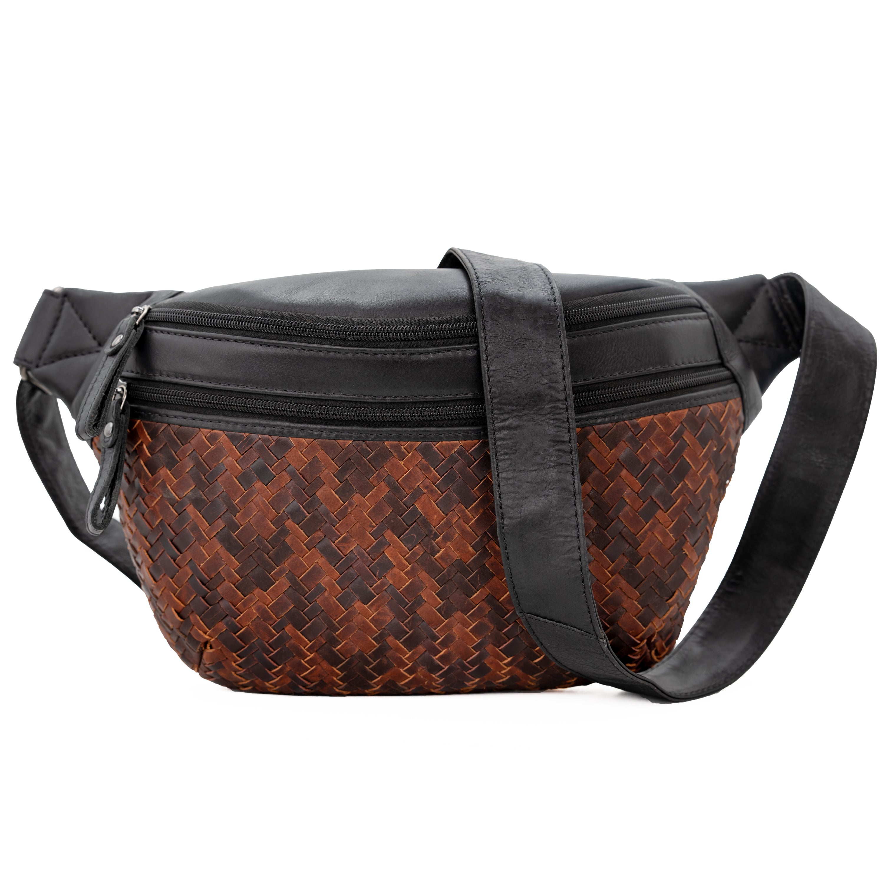 Concealed Carry Haisley Woven Leather Sling by Lady Conceal