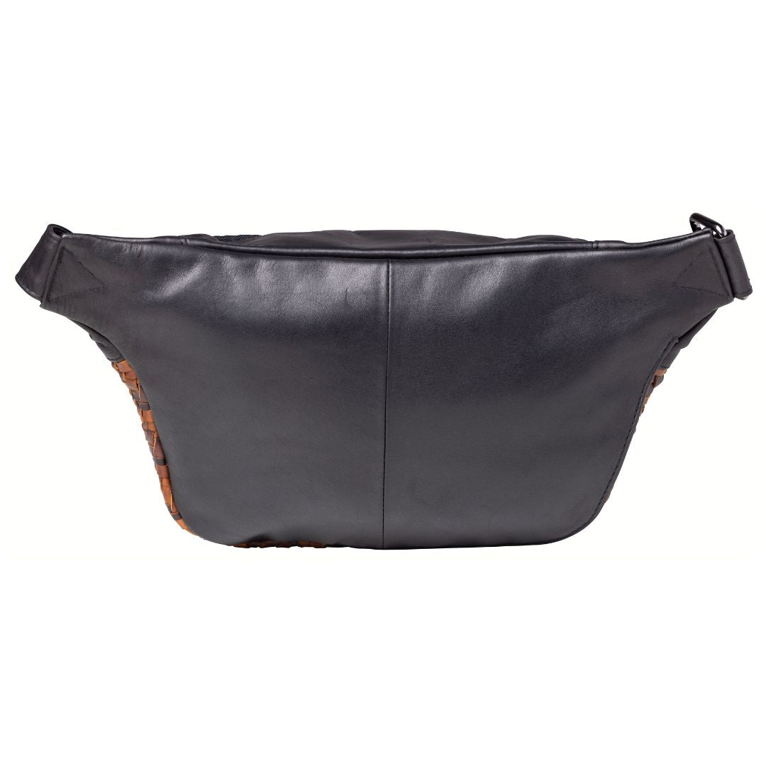 Concealed Carry Haisley Woven Magnetic Leather Sling by Lady Conceal