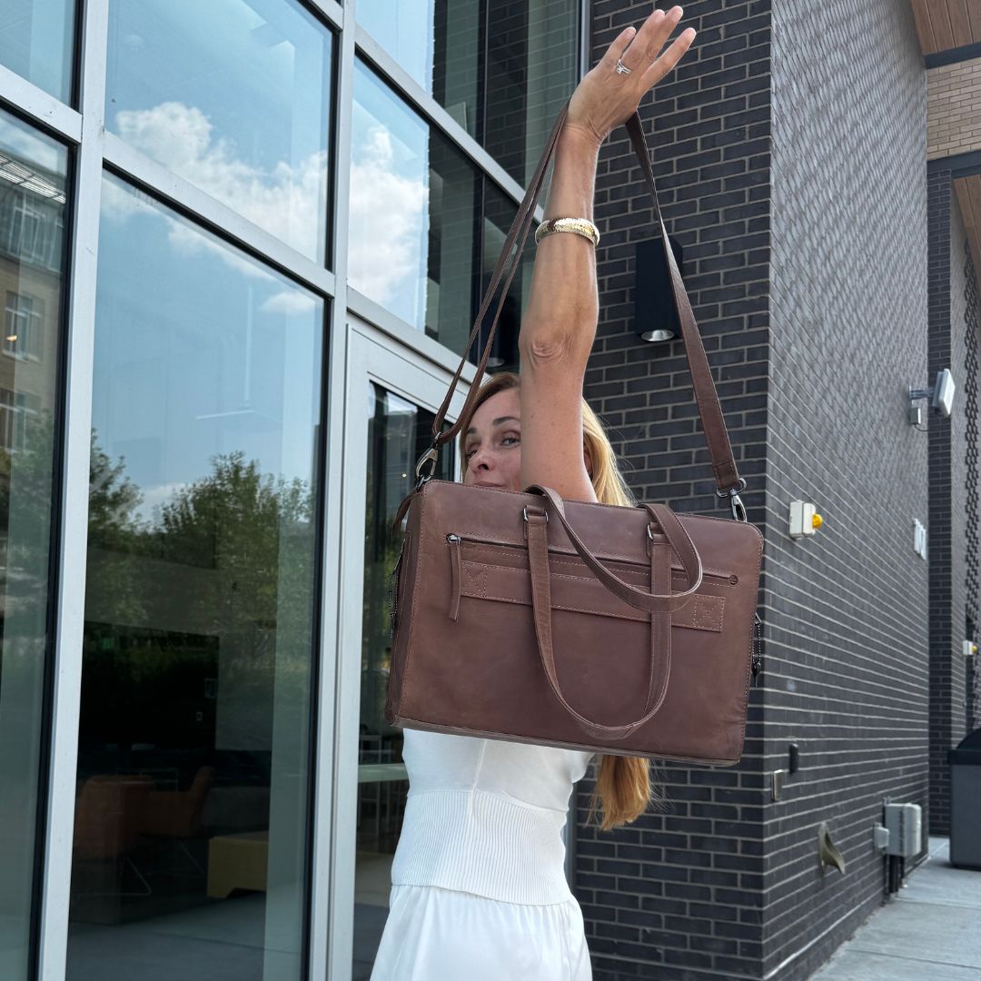 Concealed Carry Willow Leather Satchel