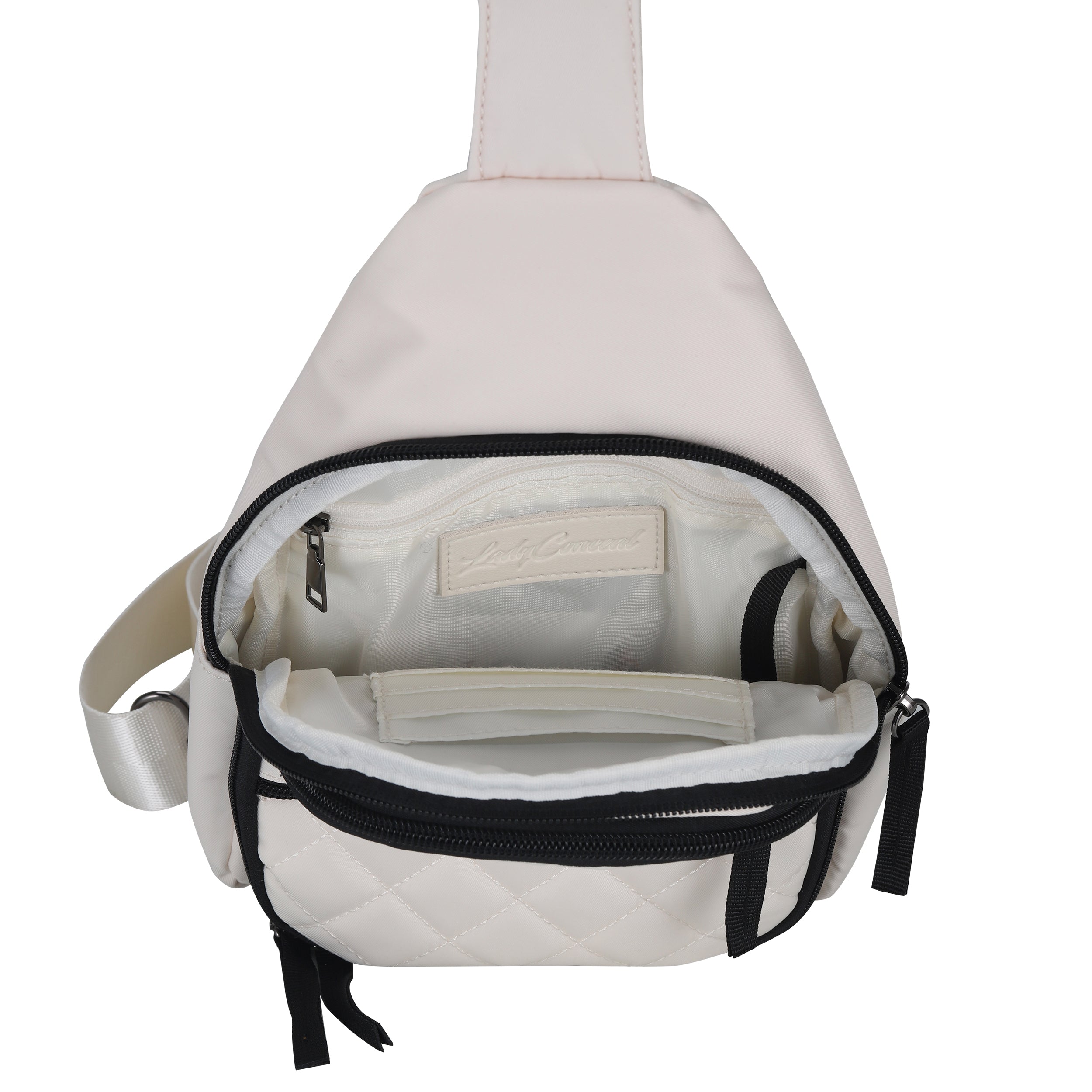 Concealed Carry Sarah sling Bags Cream