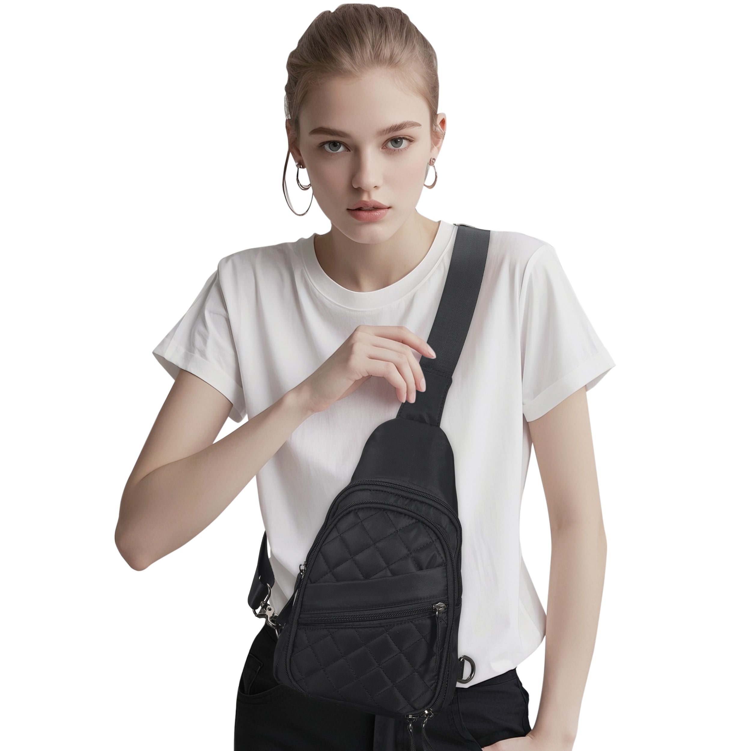 Concealed Carry Sarah sling Bags Black