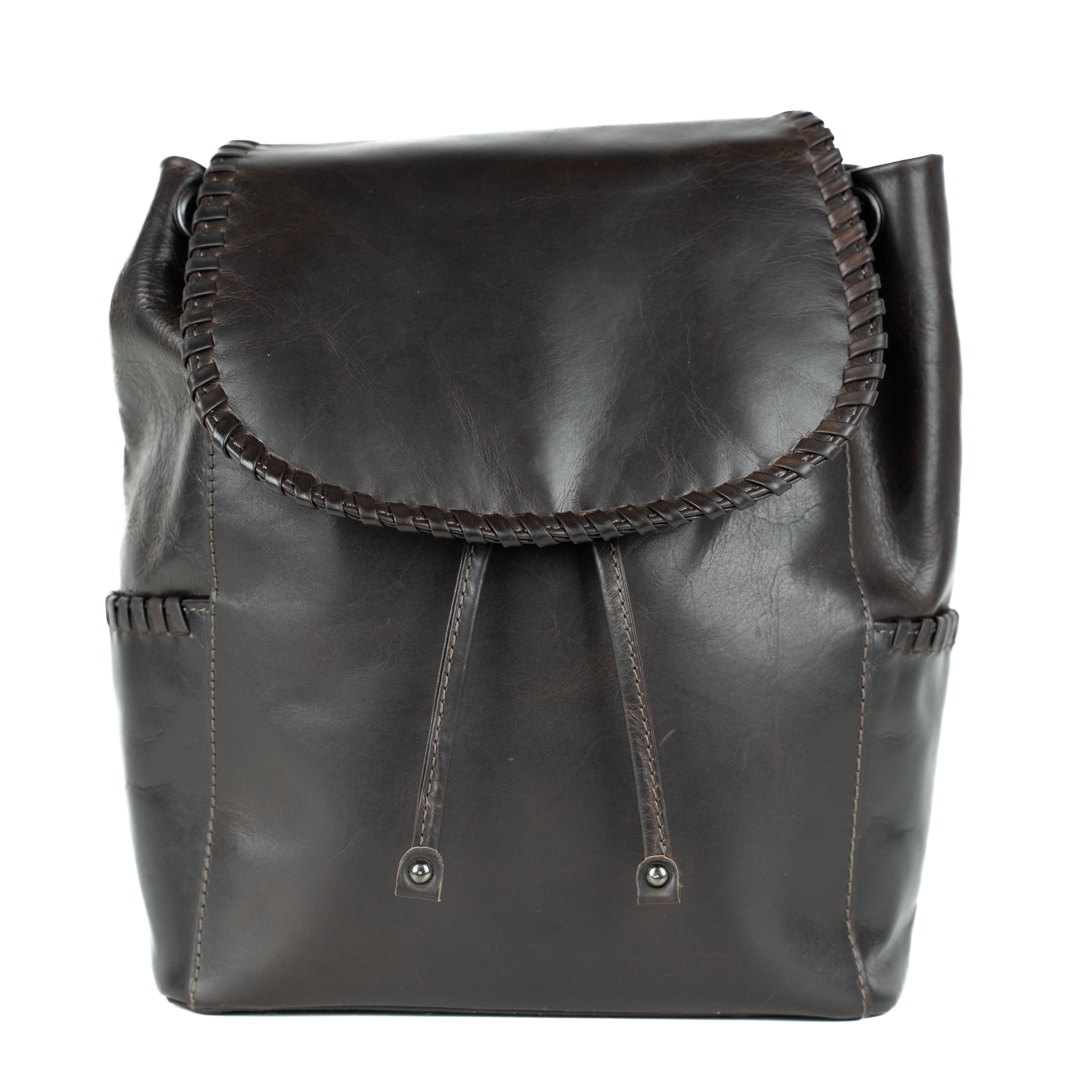 Concealed Carry Allie Leather CCW premium backpack - Pistol backpack with Universal Holster - YKK Locking Zipper Backpack for Handgun