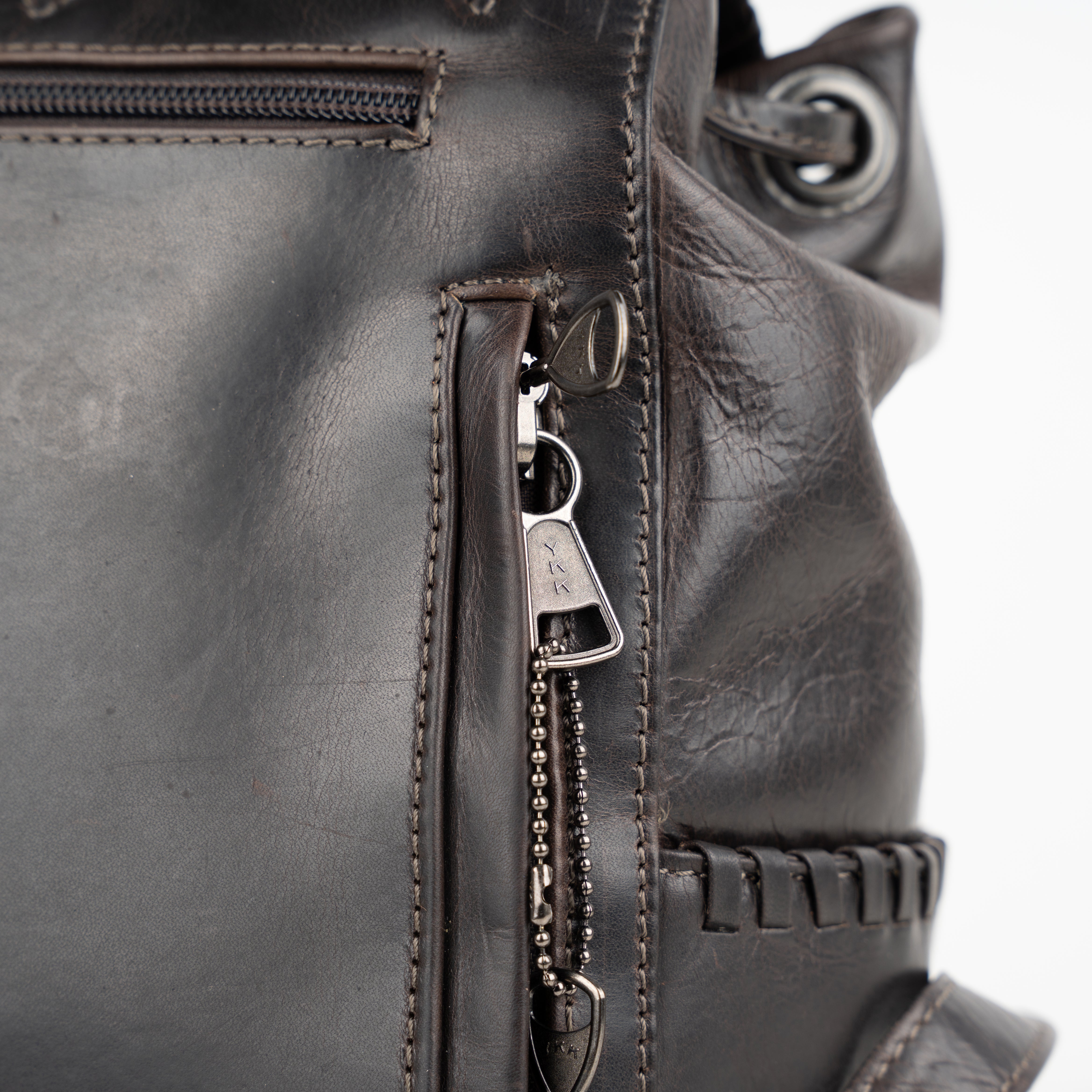 Concealed Carry Allie Leather CCW premium backpack - Pistol backpack with Universal Holster - YKK Locking Zipper Backpack for Handgun