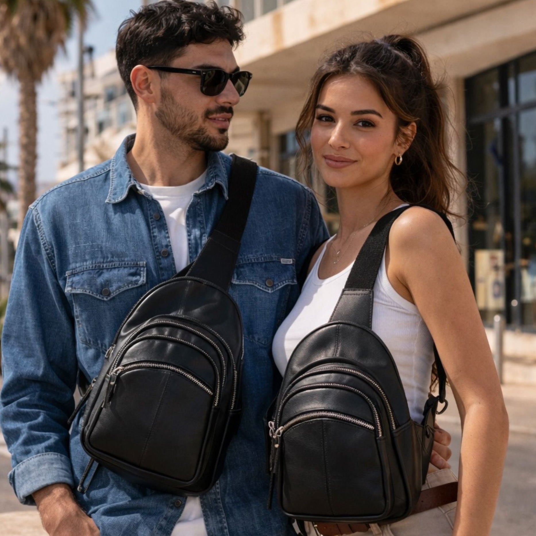 -SALE- Concealed Carry Harley Lambskin Sling by DS Conceal